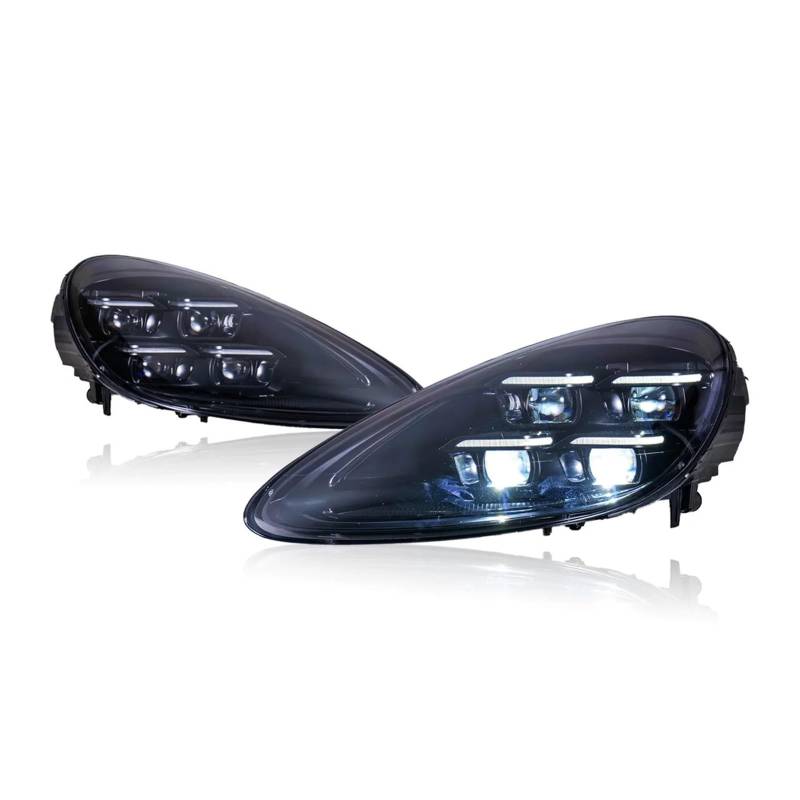 CBXPXVXP Scheinwerfer Kompatibel for Porsche Cayenne 2011-2017 958 Laser Matrix Kopf Lampen Upgrade 2024 Stil Auto Zubehör(For. 2015-2017 958.2) von CBXPXVXP