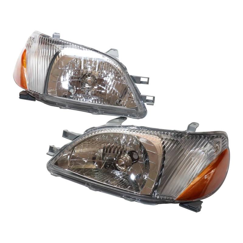 CBXPXVXP Scheinwerfer Scheinwerfer Montage Kompatibel for Toyota Echo 2000 2001 2002 Paar/Links/Rechts Seite(Pair) von CBXPXVXP