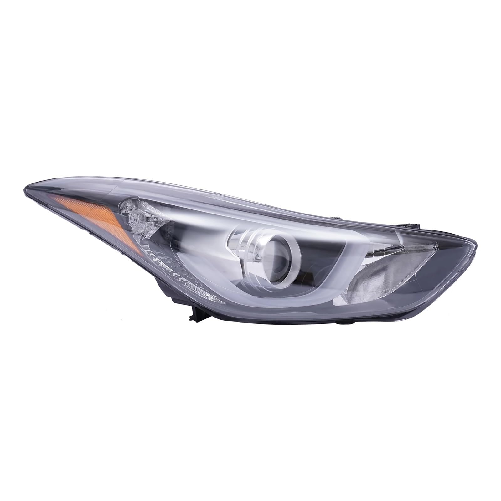 CBXPXVXP Scheinwerfer Scheinwerferbaugruppe Kompatibel for Hyundai Elantra 2014 2015 2016 Klarer DRL-Projektorscheinwerfer Linke oder rechte Seite(Right) von CBXPXVXP