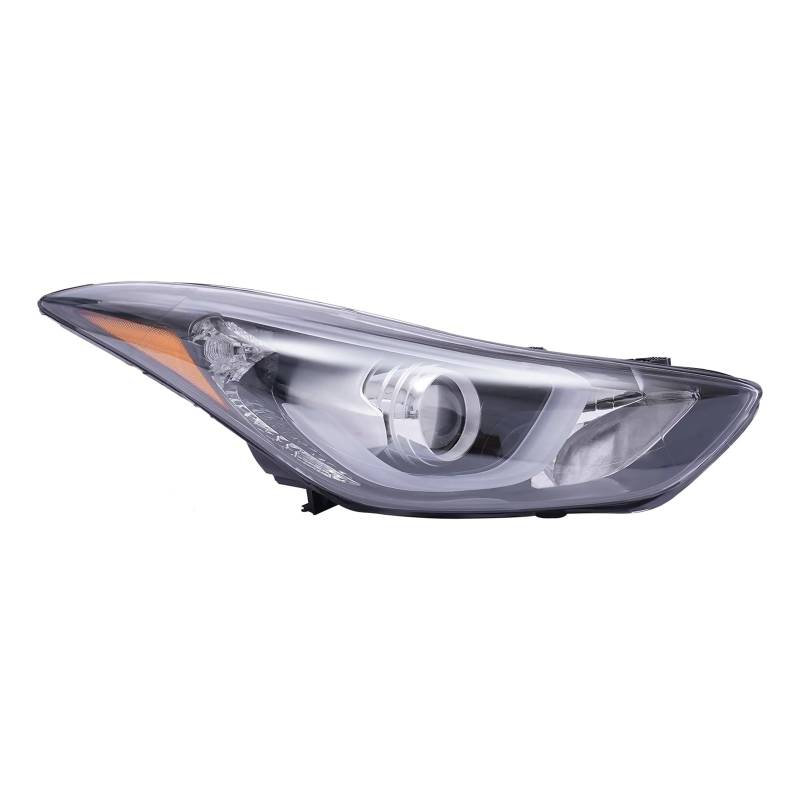 CBXPXVXP Scheinwerfer Scheinwerferbaugruppe Kompatibel for Hyundai Elantra 2014 2015 2016 Klarer DRL-Projektorscheinwerfer Linke oder rechte Seite(Right) von CBXPXVXP