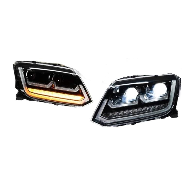 CBXPXVXP Scheinwerfer kompatibel for VW Amarok Scheinwerfer 2008–2020 Scheinwerfer Amarok DRL Blinker Angel Eye Projektorlinse(LHD) von CBXPXVXP
