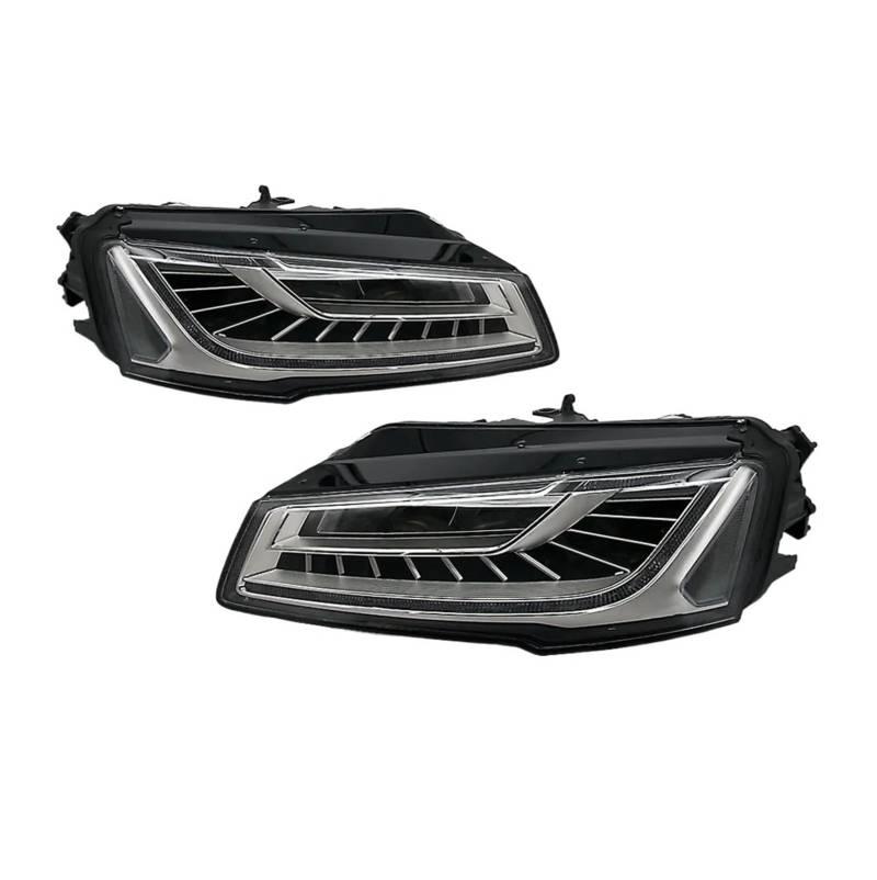 CBXPXVXP Scheinwerferbaugruppe Kompatibel for Audi A8 A8L 2012-2018 Änderungsmatrix Täglicher Betrieb Vorne Fließendes Blinklicht Scheinwerfer(Without AFS,FOR A8L_EU_RHD) von CBXPXVXP