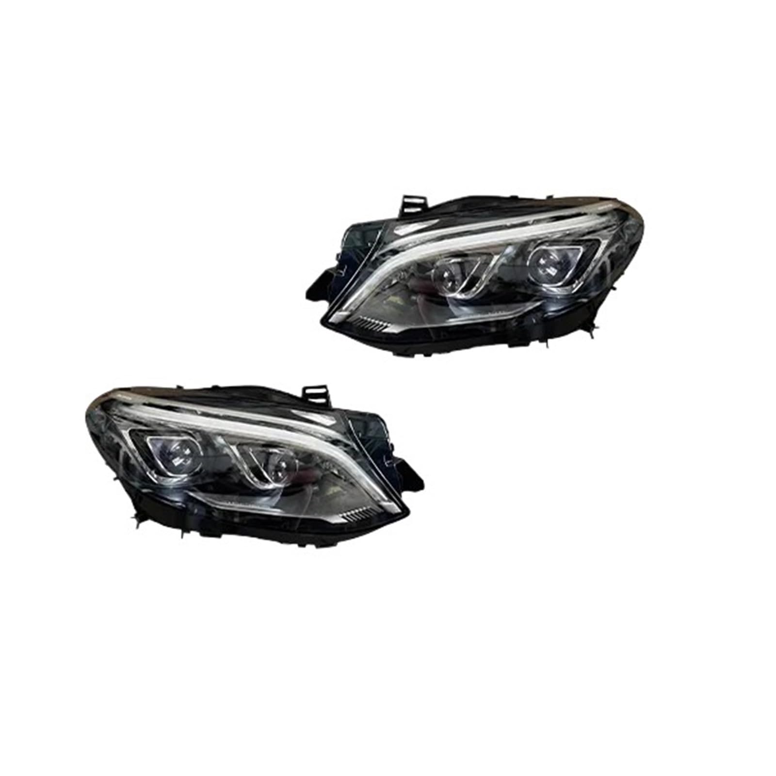 CBXPXVXP Scheinwerferbaugruppe Kompatibel for Benz GLE W166 2015-2019 Auto-Frontscheinwerfer Projektor Doppelobjektiv Zubehör(B) von CBXPXVXP