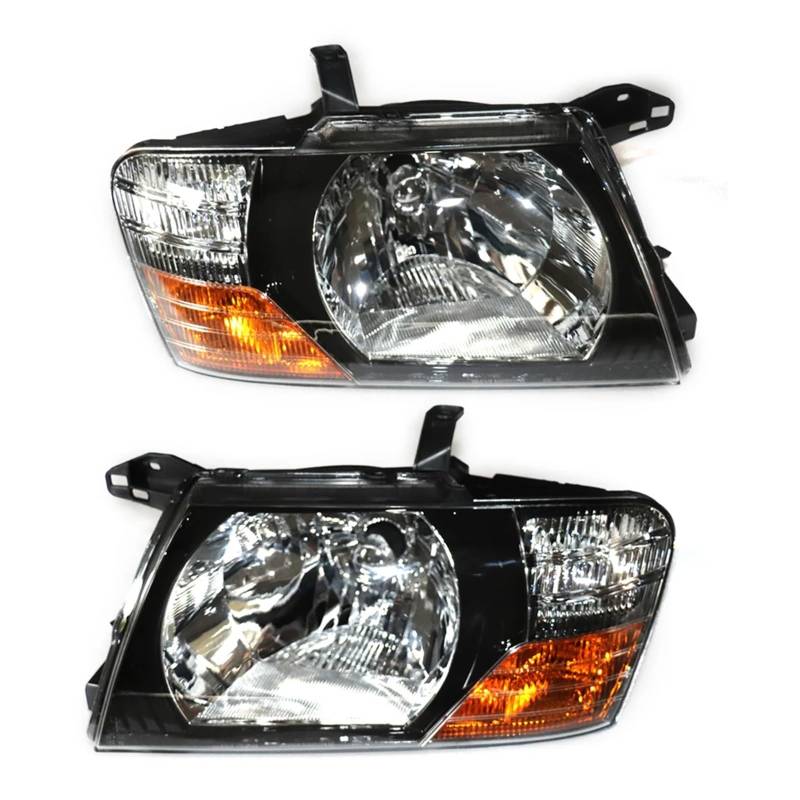 CBXPXVXP Scheinwerferbaugruppe kompatibel for Mitsubishi Pajero Montero, linkes oder rechtes Scheinwerfer-Set, Scheinwerferlampen, 2000–2006(Pair) von CBXPXVXP
