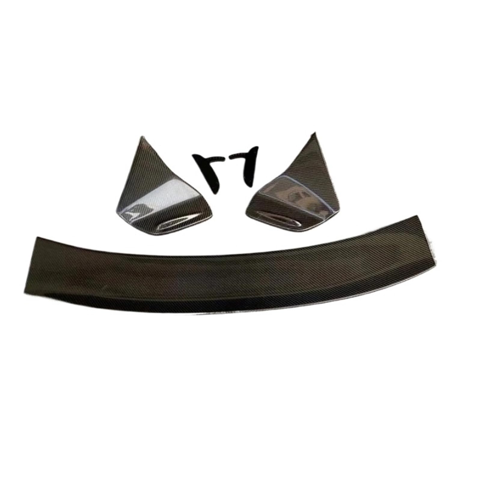 CBXPXVXP Style Carbon Fiber Spoiler Heckspoilerflügel Kompatibel for Mini F56 Mit Verstellbarer Klinge Außenzubehör Body Kit(Forged Carbon) von CBXPXVXP