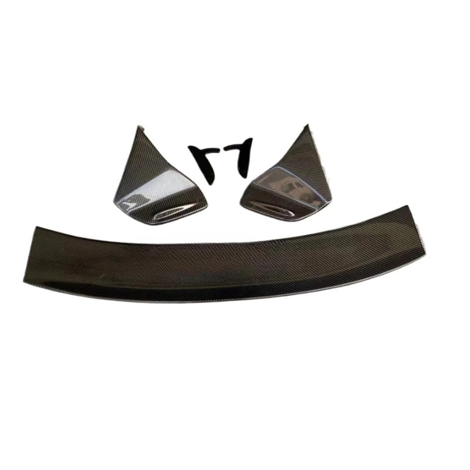CBXPXVXP Style Carbon Fiber Spoiler Heckspoilerflügel Kompatibel for Mini F56 Mit Verstellbarer Klinge Außenzubehör Body Kit(Real Carbon Fiber) von CBXPXVXP