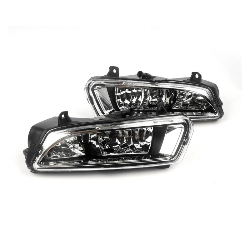 CBXPXVXP Upgrade-Kit for Nebelscheinwerfer an der Frontstoßstange, kompatibel mit VW Polo 2010 2011 2012 2013, Version mit zusätzlichem Nebelscheinwerfer-Set, Schalter und Verkabelung von CBXPXVXP