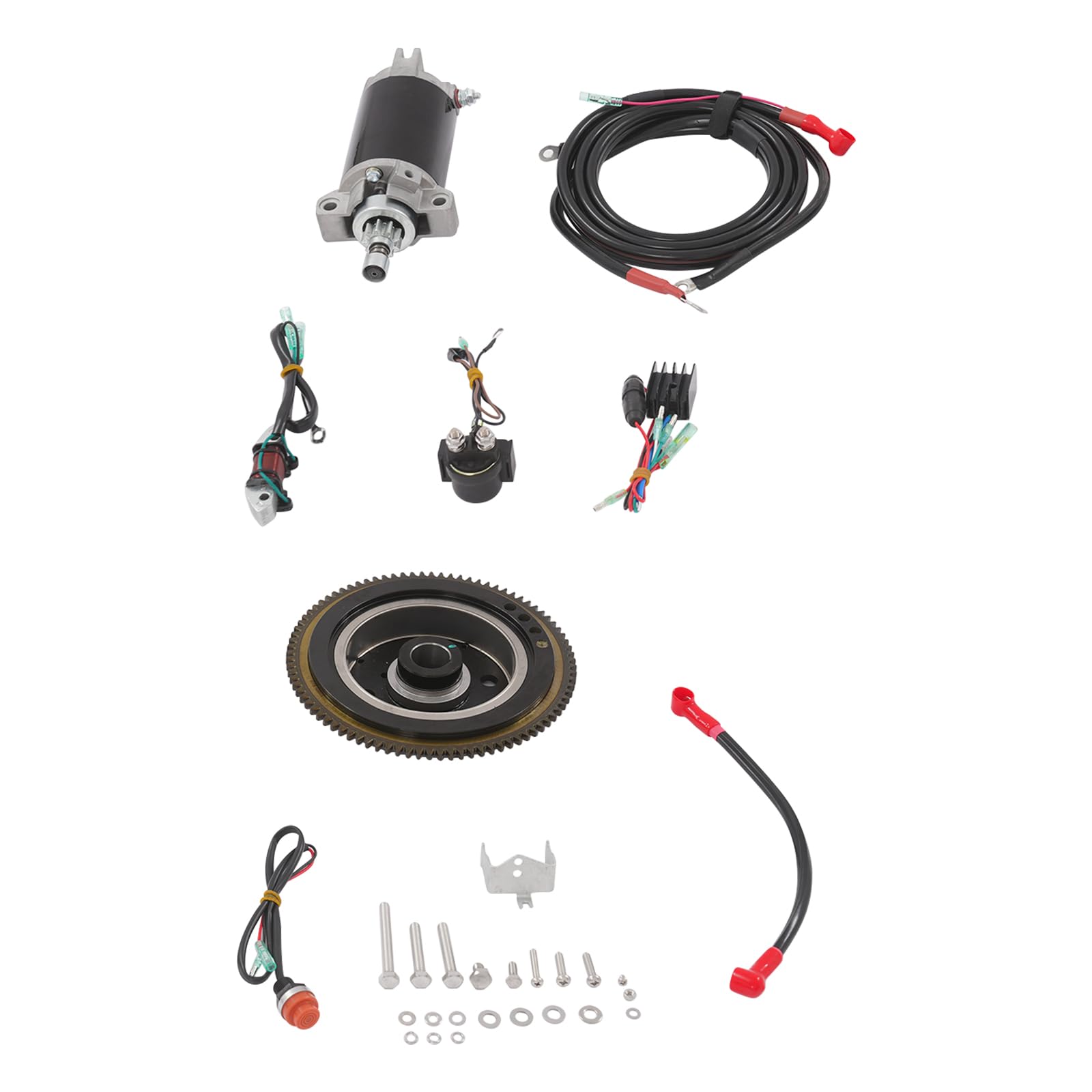 CCAUUB Elektrisches Startkit geeignet für Yamaha 2-Takt 39,45 PS / 40 PS Außenbordmotor, für Yamaha Außenbordmotor Starter Motor Umwandlungskit Außenbordmotor elektrisches Startkit CCAUUB Elektrisches Startkit geeignet für Yamaha 2-Takt 39,45 PS / 40 PS Außenbordmotor, für Yamaha Außenbordmotor Starter Motor Umwandlungskit Außenbordmotor elektrisches Startkit von CCAUUB