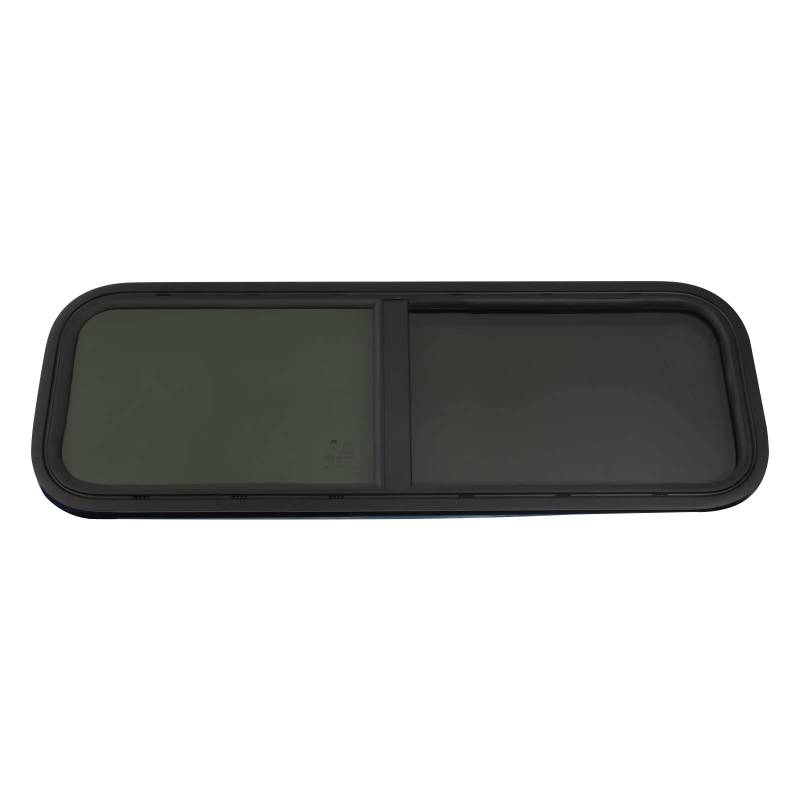 Wohnmobil Fenster Wohnwagen Seitenfenster, getöntes Schiebefenster W/Screen Fenster, Wohnwagen Fenster Wohnwagen Seitenfenster aus gehärtetem schwarzem Glas für Wohnmobil Wohnwagen (900x 300 mm) von CCAUUB