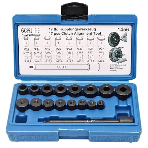 CCLIFE 17 tlg Universal Kupplung Zentriersatz Zentrierwerkzeug Zentrierdorn KFZ CCLIFE 17 tlg Universal Kupplung Zentriersatz Zentrierwerkzeug Zentrierdorn KFZ von CCLIFE