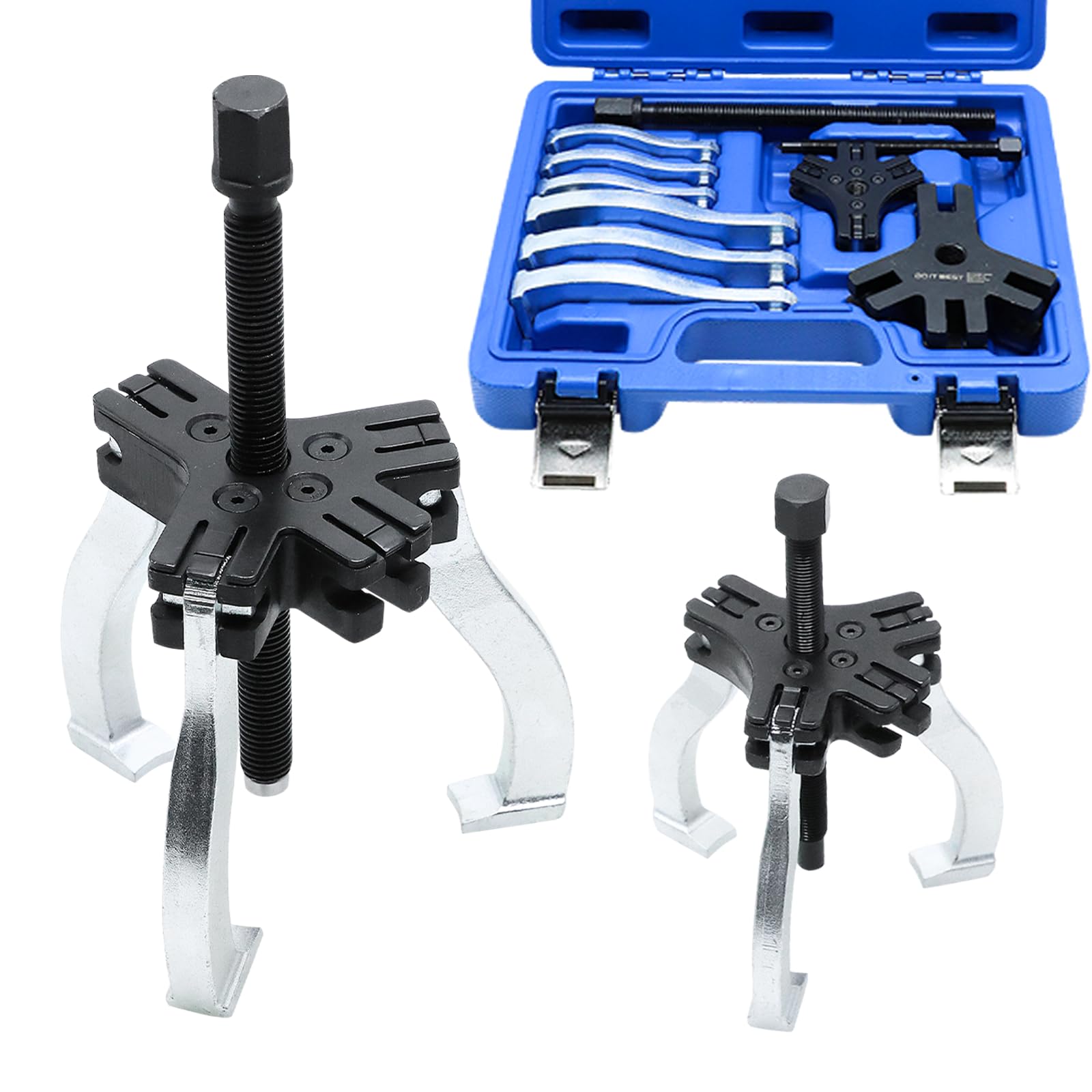 CCLIFE Lagerabzieher Set 2 oder 3 Armig, 76-178mm Innen-/Außen Abzieher Satz, Multifunktionales Lagerentfernungswerkzeug, Lagerdemontage-Zahnradabzieher-DIB CCLIFE Lagerabzieher Set 2 oder 3 Armig, 76-178mm Innen-/Außen Abzieher Satz, Multifunktionales Lagerentfernungswerkzeug, Lagerdemontage-Zahnradabzieher-DIB von CCLIFE