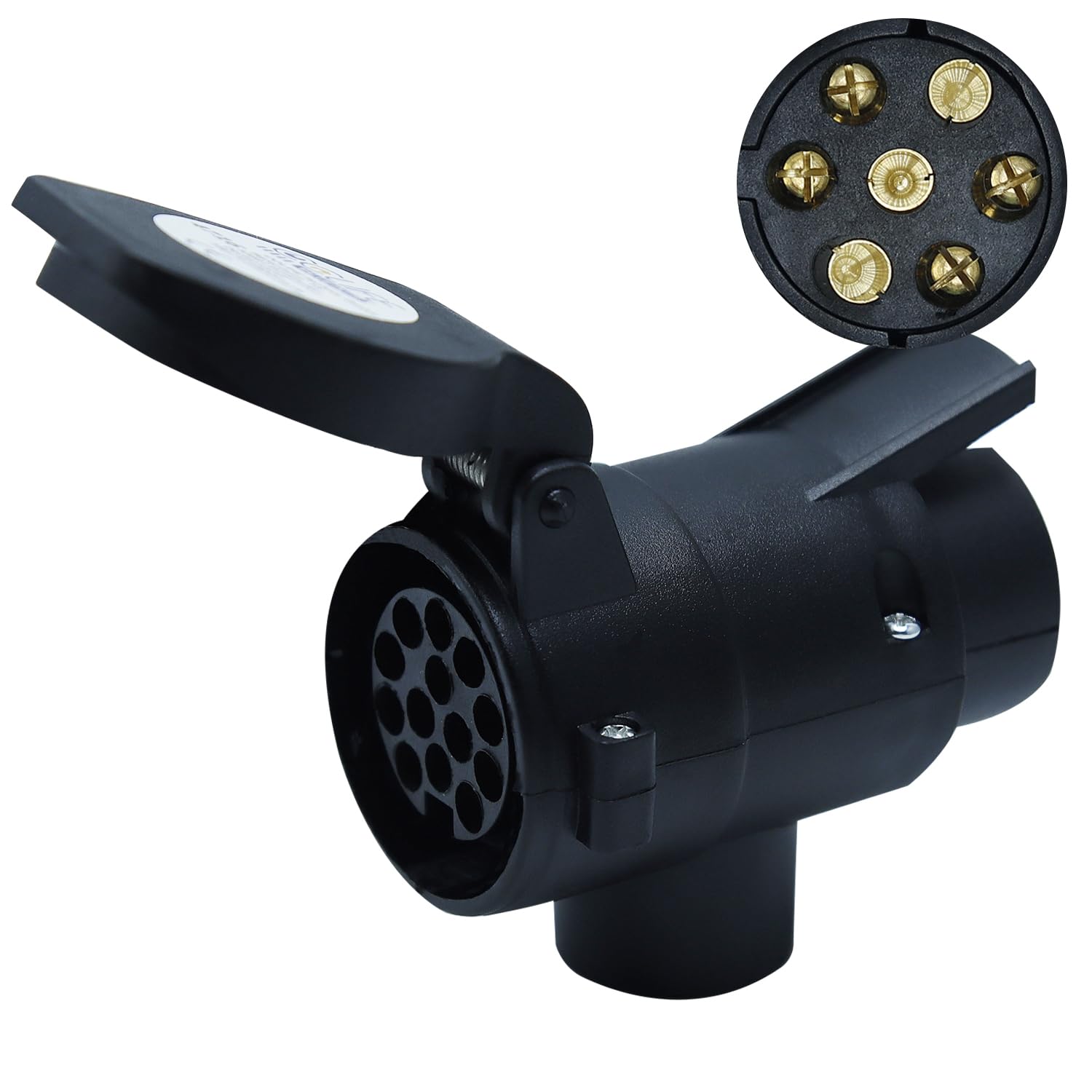 CCLIFE Anhänger Adapter 7 auf 13-polig universal Stecker für Anhänger, für 12 V Hänger Systeme CCLIFE Anhänger Adapter 7 auf 13-polig universal Stecker für Anhänger, für 12 V Hänger Systeme von CCLIFE