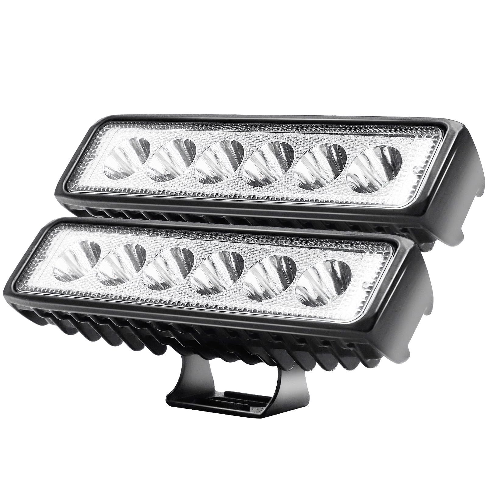 CCLIFE Led Arbeitsscheinwerfer 12V 18W Auto Traktor IP67 Offroad 6000K Wasserdicht Arbeitslicht Spotlight für SUV UTV ATV LKW, 2 Stück 15x4x3.8cm CushHom CCLIFE Led Arbeitsscheinwerfer 12V 18W Auto Traktor IP67 Offroad 6000K Wasserdicht Arbeitslicht Spotlight für SUV UTV ATV LKW, 2 Stück 15x4x3.8cm CushHom von CCLIFE