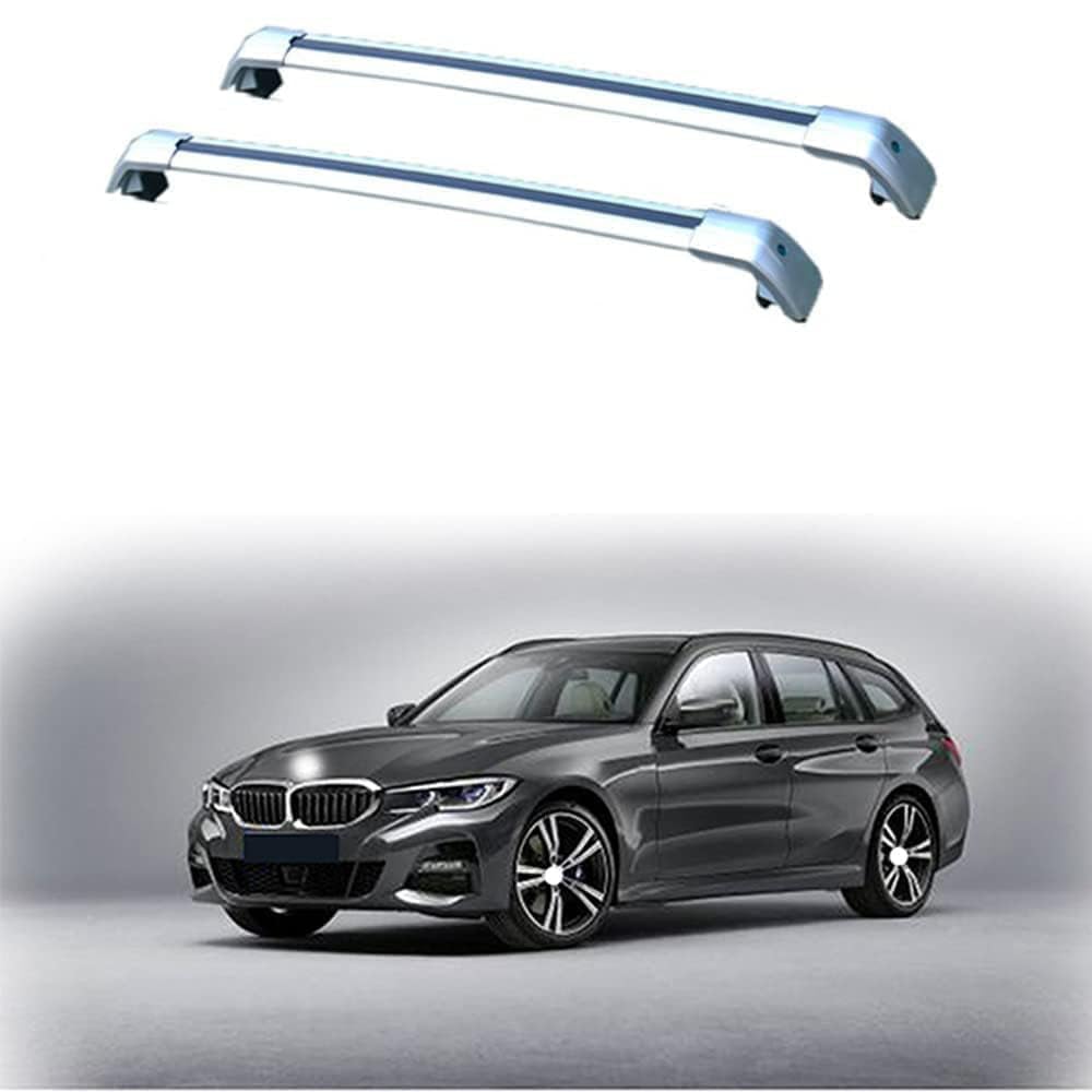 2 Stück für BMW 3-Ser Touring 5-dr Estate 2020-2023 G21 Aluminium Dachträger Relingträger,Dachgepäckträger Alu Relingträger,A 2 Stück für BMW 3-Ser Touring 5-dr Estate 2020-2023 G21 Aluminium Dachträger Relingträger,Dachgepäckträger Alu Relingträger,A von CCLXWY