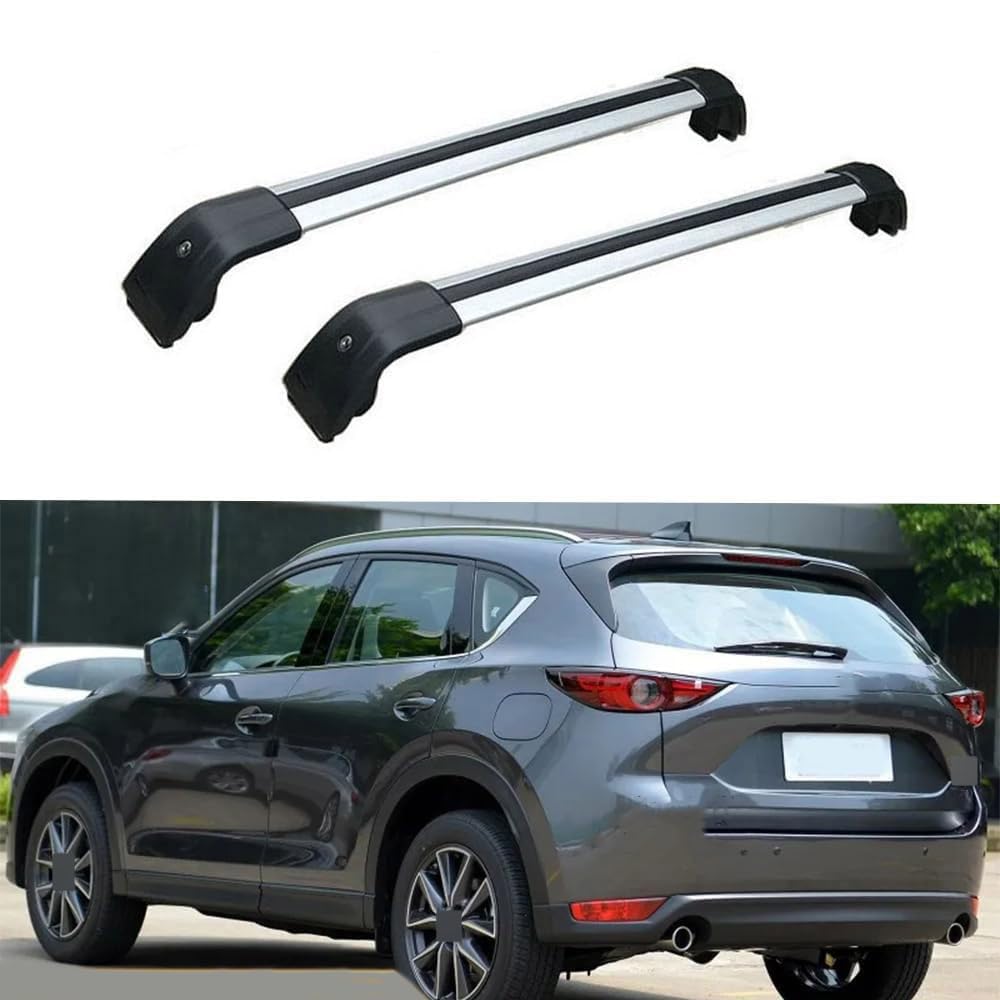 2 Stück für CX-5 CX5 SUV 2017-2019 Aluminium Dachträger Relingträger,Dachgepäckträger Alu Relingträger,C 2 Stück für CX-5 CX5 SUV 2017-2019 Aluminium Dachträger Relingträger,Dachgepäckträger Alu Relingträger,C von CCLXWY