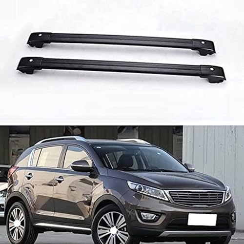 2 Stück für Kia Sportage R 2010-2017 Aluminium Dachträger Relingträger,Dachgepäckträger Alu Relingträger,A 2 Stück für Kia Sportage R 2010-2017 Aluminium Dachträger Relingträger,Dachgepäckträger Alu Relingträger,A von CCLXWY