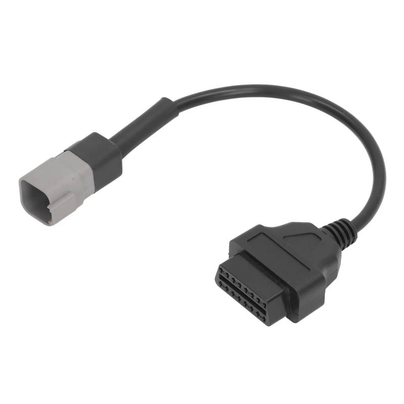 6PIN auf 16PIN Diagnosekabel Adapter Ersatz für MOTO ATV UTV Motorrad Fahrrad, OBDII Scannerkabel Stecker für ELM 327 V.1.5 Zum Computer von CCYLEZ