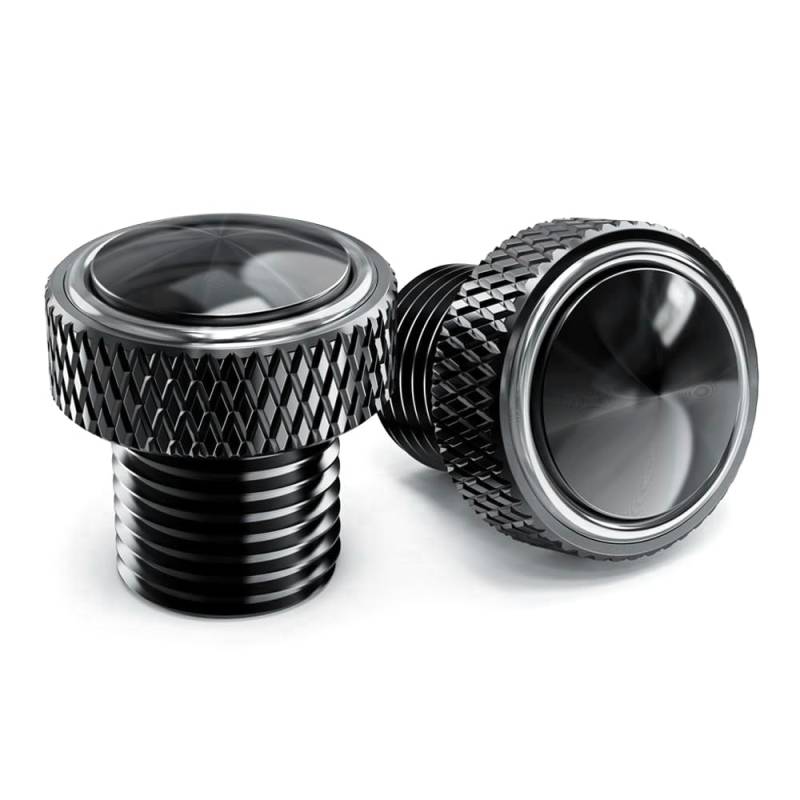 Motorrad Spiegel Stopfen Blindstopfen M10×1.25 Aluminium Abdeckung Schrauben für mt 07 09 10 für z900 z650 z800 für trident660 701 401 901 für cb 500x 500f cbr 650r für voge dsx 525 900 sr4max (Grau) von CCYYMOWOK