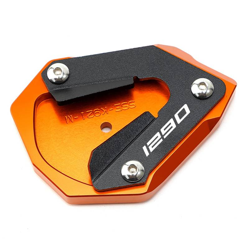 MOWOK Motorrad Zubehör Für 1290 SAS 1290 Super Adventure S 2021 2022 2023 2024 1290adv Super-S Motorrad Seiten Ständer Vergrößern Platte Verlängerung Support Pad von CCYYMOWOK
