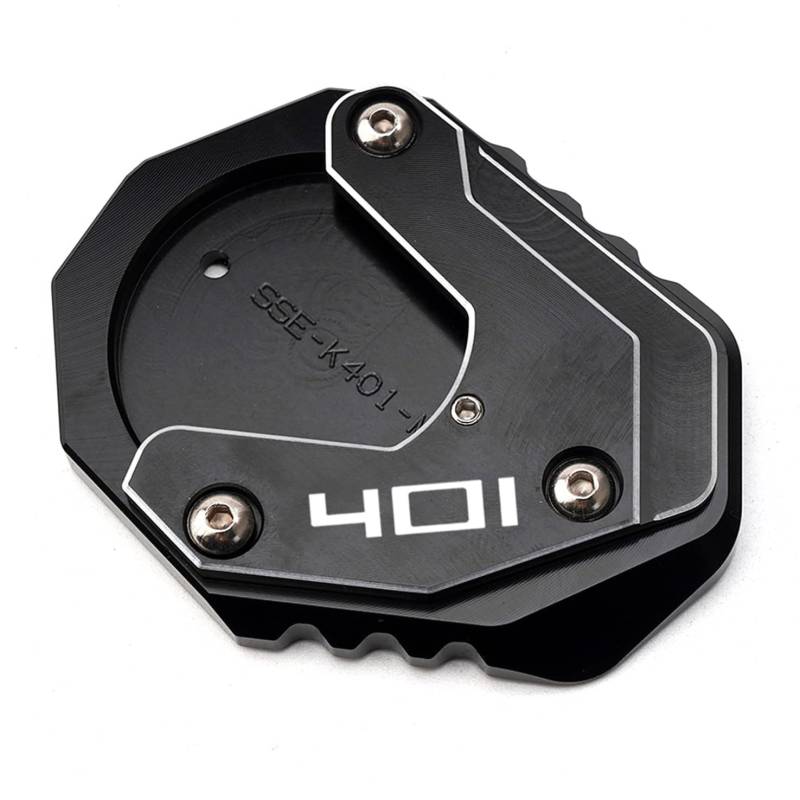 CCYYMOWOK Motorrad CNC Kickstand Seitenständer Verlängerung Stützplatte Für Svartpilen 401 2022 VITPILEN 401 2018-2023 von CCYYMOWOK