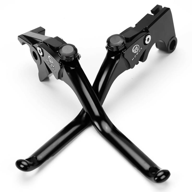 MOWOK Motorrad Einstellbare Kurze Brems- und Kupplungshebel für MT07 MT-07 FZ07 2014-2025 Zubehör Tenere 700 XSR 700/900 ABS FZ09 MT-09 TRACER 2015-2020 FZ8 FZ6R XJ6N XJ6 Diversion (Schwarz) von CCYYMOWOK