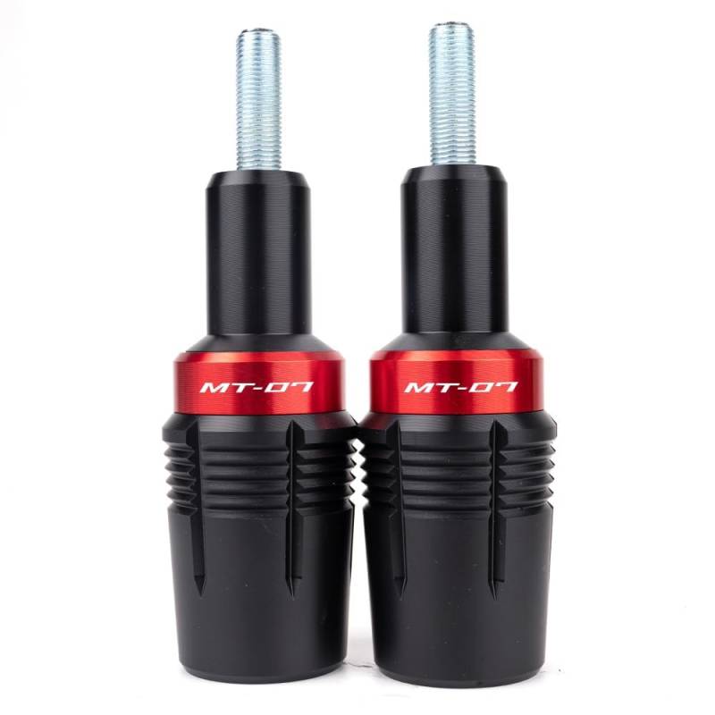 CCYYMOWOK Sturzpads für Yamaha MT-07 fz07 MT07 mt 07 2014-2021 2022 2023 2024 Motorradzubehör Rahmenabdeckung Fallschutz (Rot) von CCYYMOWOK