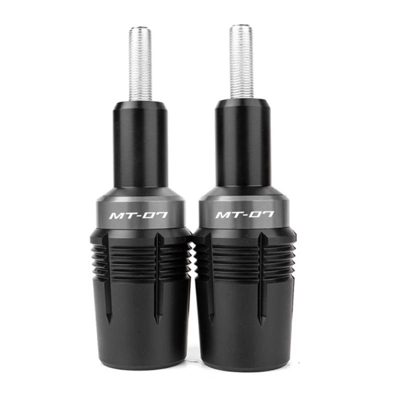 CCYYMOWOK Motorradzubehör für MT-07 fz07 MT07 MT 07 2014-2021 2022 2023 2024 Schutzpolster für Rahmen Fallschutz (Grau) von CCYYMOWOK
