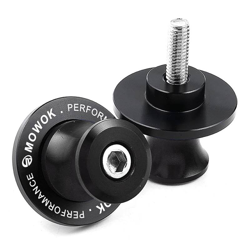 M6 Ständeraufnahme Bobbins Montageständer Schwingen Spulen Mortorrad für Benelli TRK 502 702 X Aprilia RS660 RSV4 MT09 MT10 MT25 R7 R1 R6 R9 FZ1 FZ6 FZ8 TRACER 7 9 GT XSR900 Tenere700 (Schwarz) von CCYYMOWOK