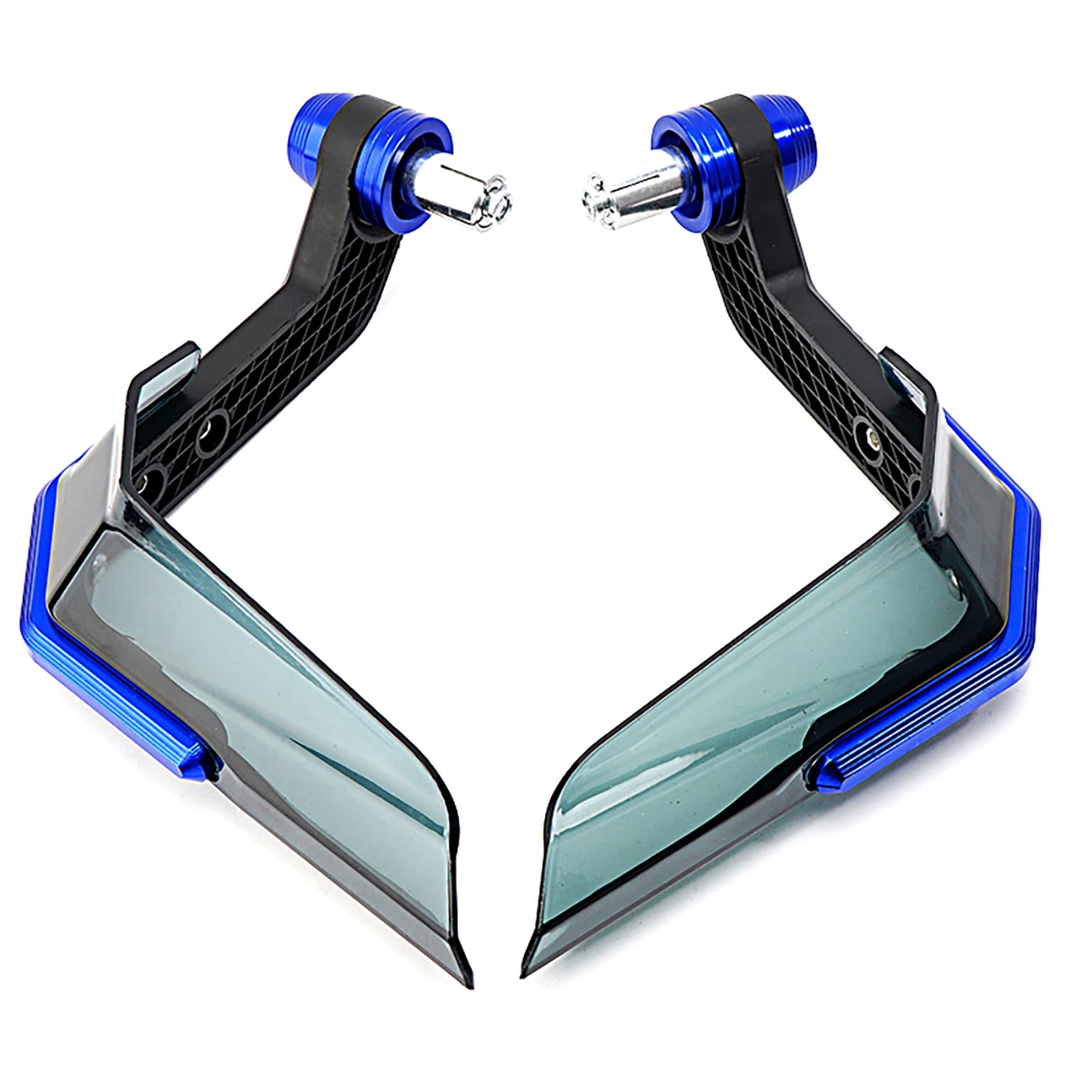 Motorrad-Handschutz, Lenkerschutz, Windschutzscheibe, für Yamaha XMAX X-MAX 125 250 300 400 XMAX300 Winddichter Aluminium-Handschutz (blau) von CCYYMOWOK