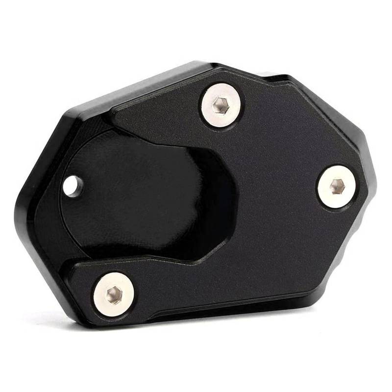 MOWOK für Kawasaki Z800 Z650 Z900 RS Z900SE Z1000 Z1000SX Ninja 650 1000 ninja1000sx ER6N ER6F ZX6R ZX10R 2019 2020 Zubehör Motorrad Seitenständer Vergrößern Ständer Platte (Schwarz) von CCYYMOWOK