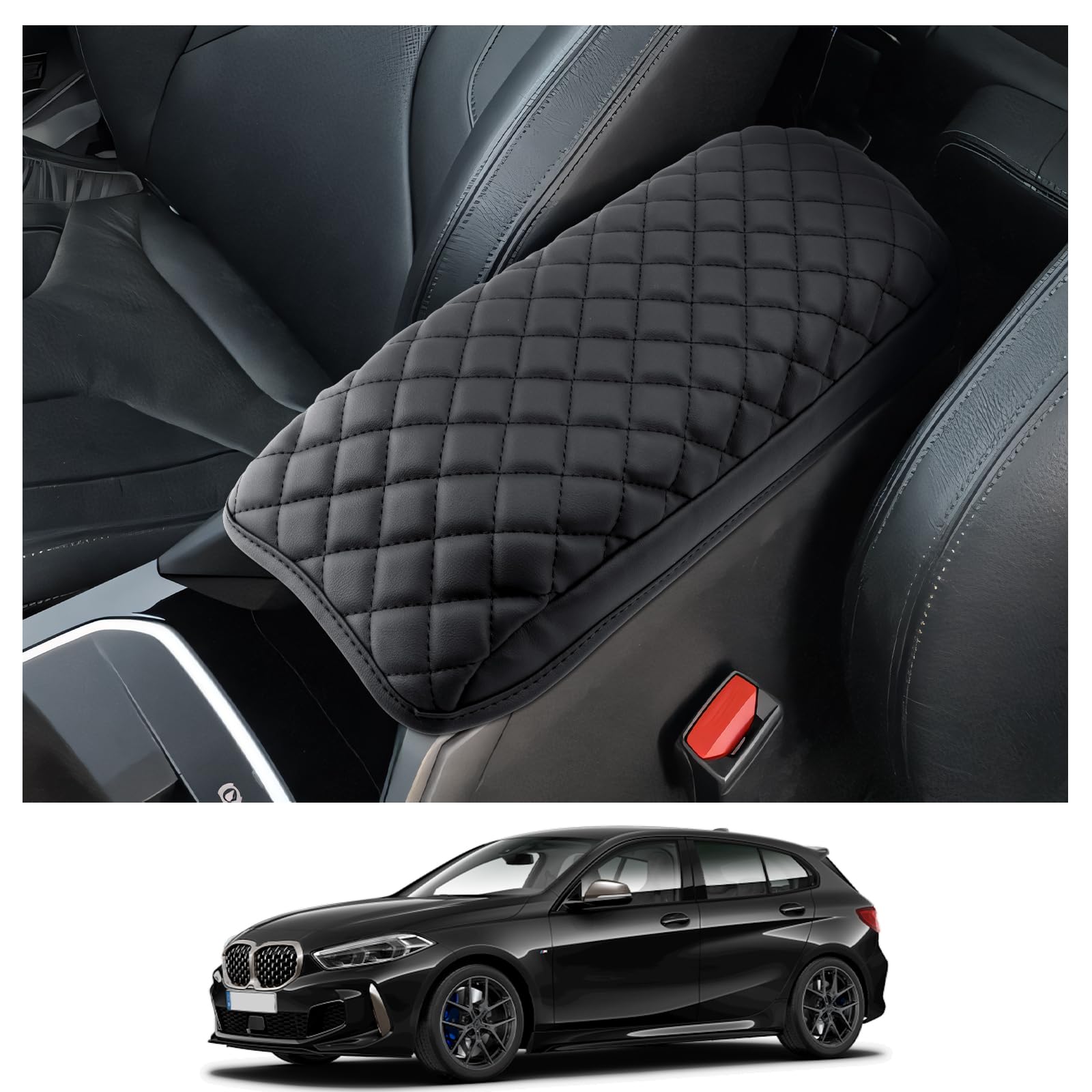 CDEFG Kompatibel mit BMW 1er F40 2er F44 2019-2023 2024 Mittelarmlehne Armlehnen Deckel Abdeckung Kratzschutz Mittelkonsole Kunstleder Armlehne Box Cover Auto 1er F40 F44 Zubehör CDEFG Kompatibel mit BMW 1er F40 2er F44 2019-2023 2024 Mittelarmlehne Armlehnen Deckel Abdeckung Kratzschutz Mittelkonsole Kunstleder Armlehne Box Cover Auto 1er F40 F44 Zubehör von CDEFG