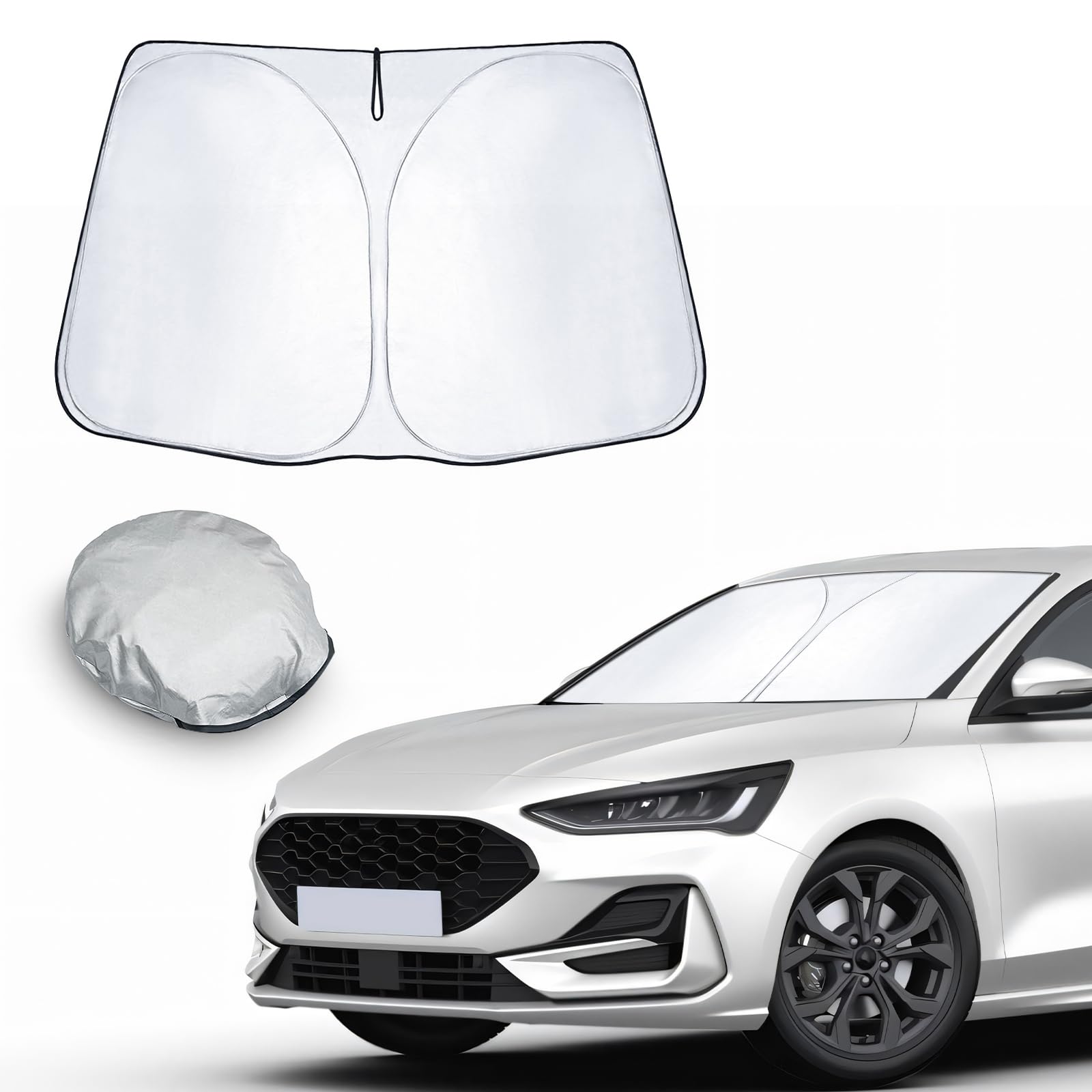 CDEFG Kompatibel mit Ford Focus MK4 ST Line 2018-2023 2024 Sonnenschutz Abdeckungen Frontscheibe Sonnenschirm Die Vordere Schallwand Windschutzscheibe Auto Sonnenblende Focus MK4 ST 2023 Zubehör CDEFG Kompatibel mit Ford Focus MK4 ST Line 2018-2023 2024 Sonnenschutz Abdeckungen Frontscheibe Sonnenschirm Die Vordere Schallwand Windschutzscheibe Auto Sonnenblende Focus MK4 ST 2023 Zubehör von CDEFG