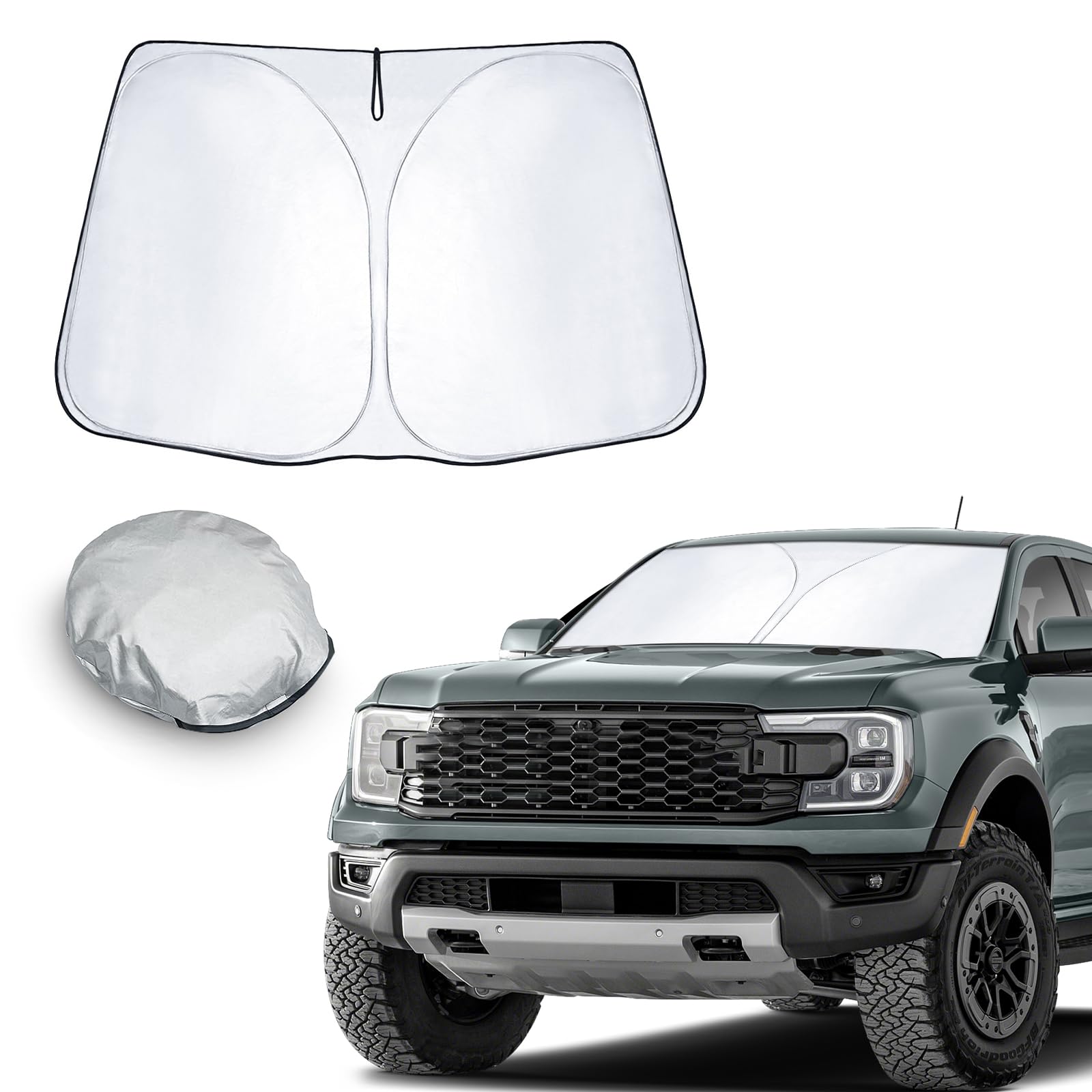 CDEFG Kompatibel mit Ford Ranger T9 2023 2024 Raptor Wildtrak XLT Sonnenschutz Abdeckungen Frontscheibe Sonnenschirm Die Vordere Schallwand Windschutzscheibe Auto Sonnenblende Wildtrak XLT Zubehör CDEFG Kompatibel mit Ford Ranger T9 2023 2024 Raptor Wildtrak XLT Sonnenschutz Abdeckungen Frontscheibe Sonnenschirm Die Vordere Schallwand Windschutzscheibe Auto Sonnenblende Wildtrak XLT Zubehör von CDEFG