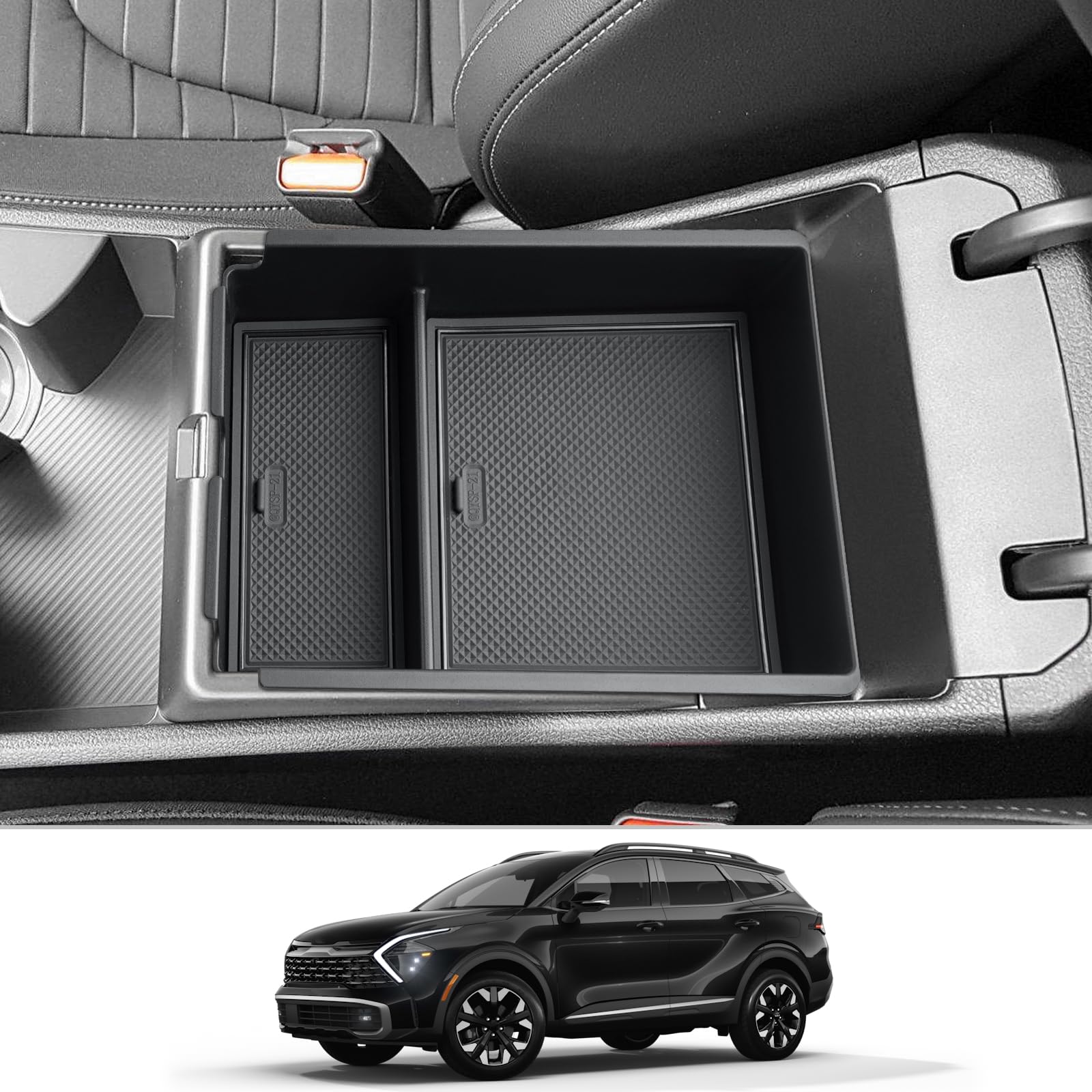 CDEFG Kompatibel mit Kia Sportage NQ5 2022-2023 2024 2025 Mittelkonsole Armlehne Organizer Armlehnen Aufbewahrungsbox Handschuhfach Aufbewahrung Auto Center Console Tray Zubehör CDEFG Kompatibel mit Kia Sportage NQ5 2022-2023 2024 2025 Mittelkonsole Armlehne Organizer Armlehnen Aufbewahrungsbox Handschuhfach Aufbewahrung Auto Center Console Tray Zubehör von CDEFG