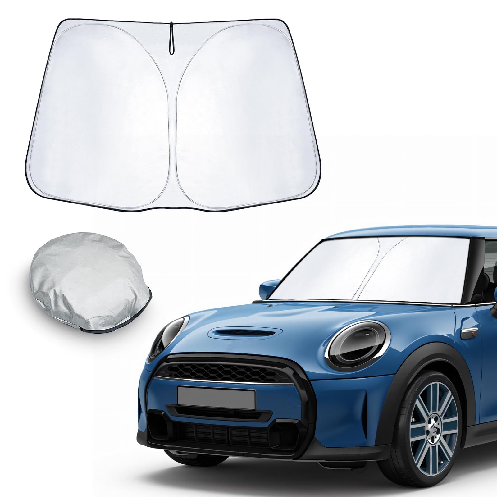 CDEFG Kompatibel mit Mini Cooper F55/F56/F57 2015-2023 Sonnenschutz Abdeckungen Frontscheibe Sonnenschirm Die Vordere Schallwand Windschutzscheibe Auto Sonnenblende Cooper F55 F56 F57 2023 Zubehör CDEFG Kompatibel mit Mini Cooper F55/F56/F57 2015-2023 Sonnenschutz Abdeckungen Frontscheibe Sonnenschirm Die Vordere Schallwand Windschutzscheibe Auto Sonnenblende Cooper F55 F56 F57 2023 Zubehör von CDEFG