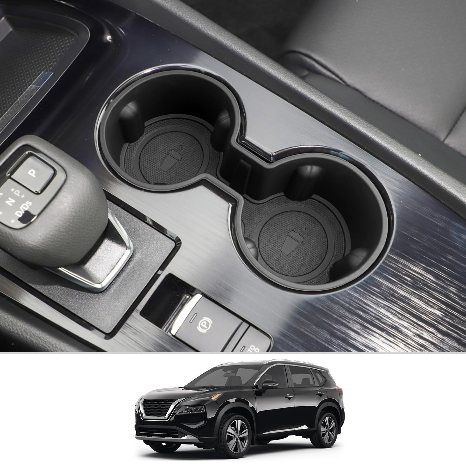 CDEFG Kompatibel mit Nissan X-Trail T33 e-Power/Hybrid 2024 2022 2023 2025 Mittelkonsole Getränkehalter Auto Becherhalter Wasserbecherhalter Flaschenhalter X-Trail T33 2024 TPE Zubehör CDEFG Kompatibel mit Nissan X-Trail T33 e-Power/Hybrid 2024 2022 2023 2025 Mittelkonsole Getränkehalter Auto Becherhalter Wasserbecherhalter Flaschenhalter X-Trail T33 2024 TPE Zubehör von CDEFG