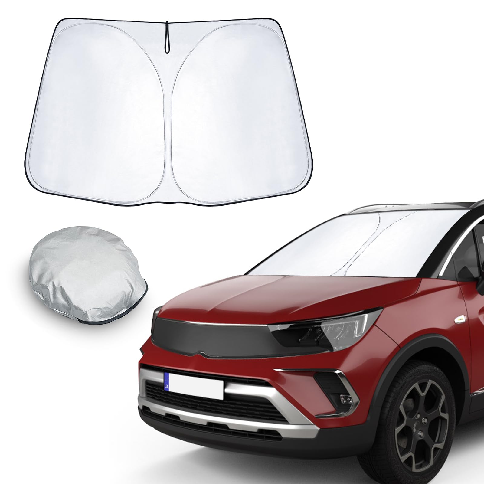 CDEFG Kompatibel mit Opel Crossland X 2017-2024 2025 Facelift Sonnenschutz Abdeckungen Frontscheibe Sonnenschirm Die Vordere Schallwand Windschutzscheibe Auto Sonnenblende Crossland X Zubehör CDEFG Kompatibel mit Opel Crossland X 2017-2024 2025 Facelift Sonnenschutz Abdeckungen Frontscheibe Sonnenschirm Die Vordere Schallwand Windschutzscheibe Auto Sonnenblende Crossland X Zubehör von CDEFG