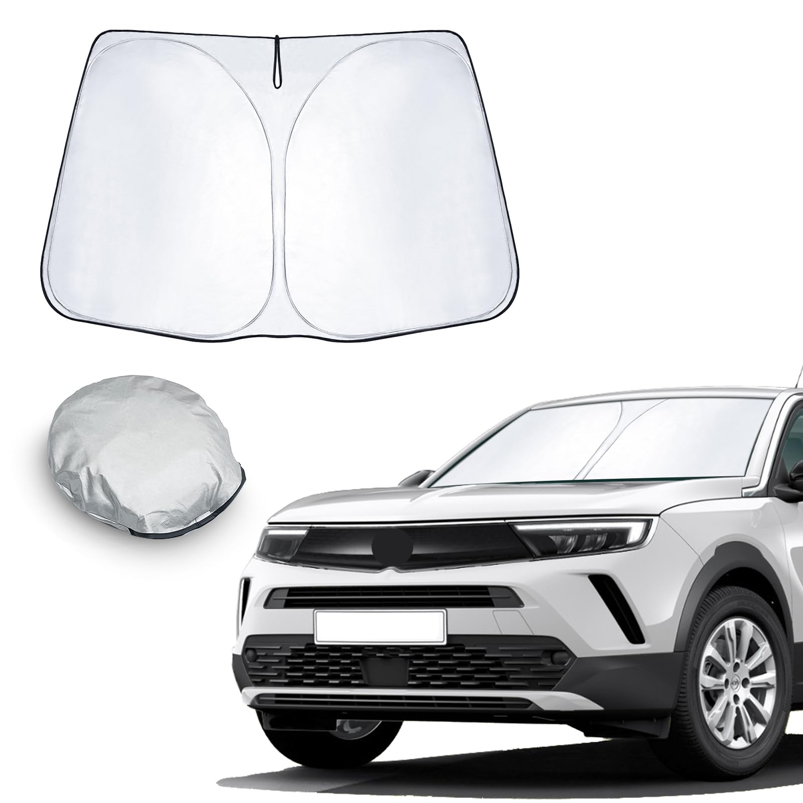 CDEFG Kompatibel mit Opel Mokka B/Mokka-e EV 2021-2024 2025 Sonnenschutz Abdeckungen Frontscheibe Sonnenschirm Die Vordere Schallwand Windschutzscheibe Auto Sonnenblende Mokka 2024 Zubehör CDEFG Kompatibel mit Opel Mokka B/Mokka-e EV 2021-2024 2025 Sonnenschutz Abdeckungen Frontscheibe Sonnenschirm Die Vordere Schallwand Windschutzscheibe Auto Sonnenblende Mokka 2024 Zubehör von CDEFG