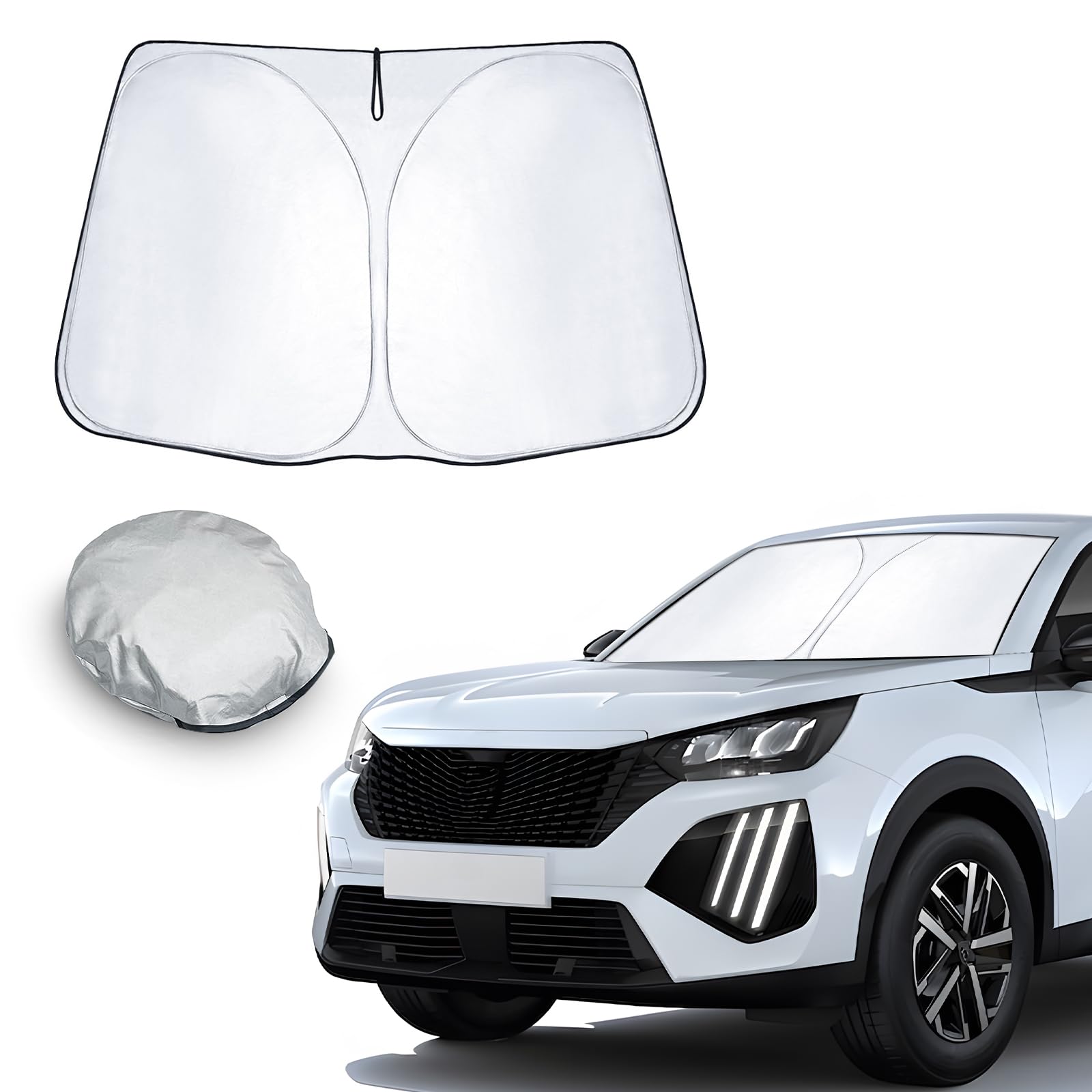CDEFG Kompatibel mit Peugeot 2008 e-2008 2019-2023 2024 Sonnenschutz Abdeckungen Frontscheibe Sonnenschirm Die Vordere Schallwand Windschutzscheibe Auto Sonnenblende 2008 E2008 2024 Zubehör CDEFG Kompatibel mit Peugeot 2008 e-2008 2019-2023 2024 Sonnenschutz Abdeckungen Frontscheibe Sonnenschirm Die Vordere Schallwand Windschutzscheibe Auto Sonnenblende 2008 E2008 2024 Zubehör von CDEFG