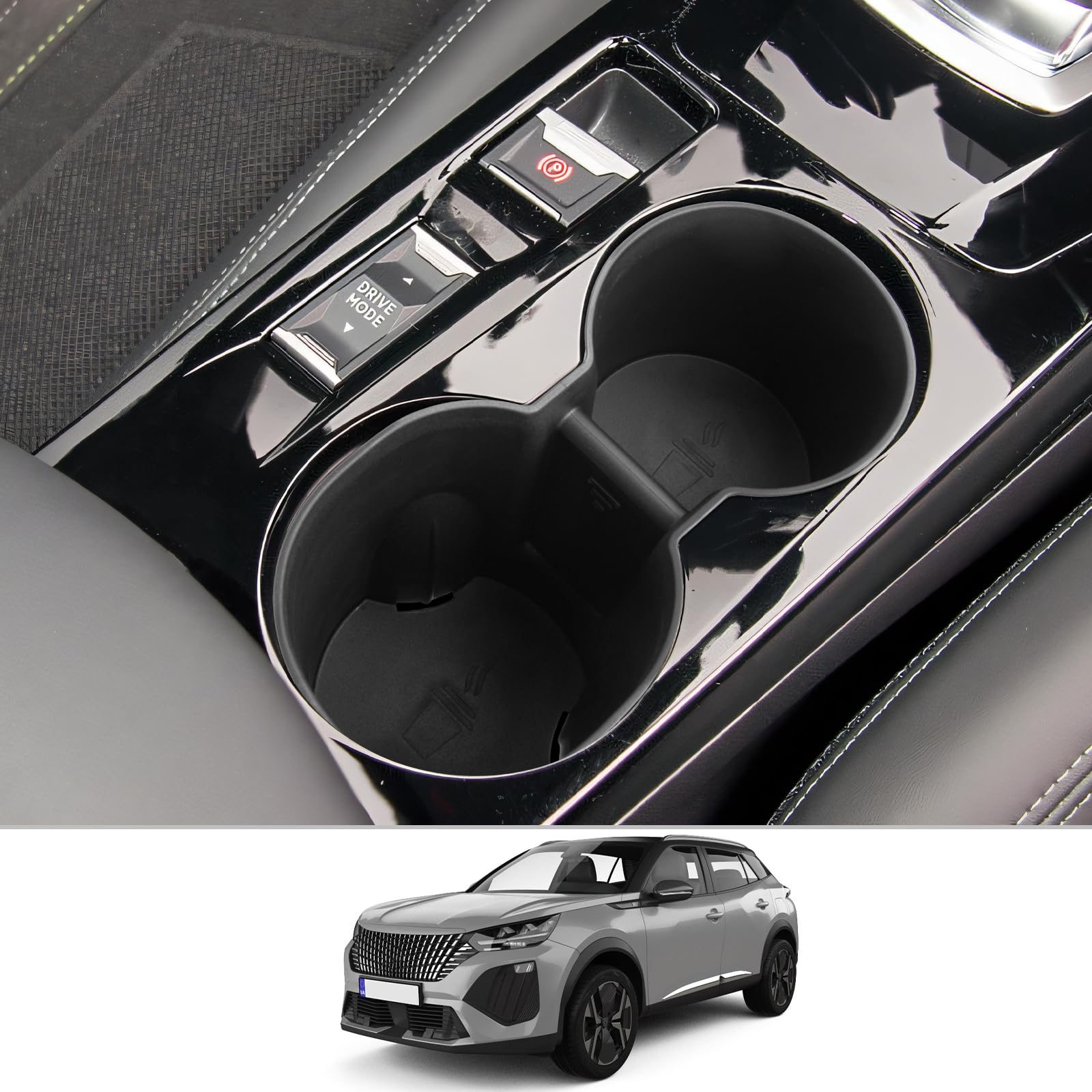 CDEFG Kompatibel mit Peugeot 208 e-208/ Peugeot 2008 e-2008 2020-2023 2024 2025 Mittelkonsole Getränkehalter Auto Becherhalter Wasserbecherhalter Flaschenhalter e208 e2008 Restyling Zubehör CDEFG Kompatibel mit Peugeot 208 e-208/ Peugeot 2008 e-2008 2020-2023 2024 2025 Mittelkonsole Getränkehalter Auto Becherhalter Wasserbecherhalter Flaschenhalter e208 e2008 Restyling Zubehör von CDEFG