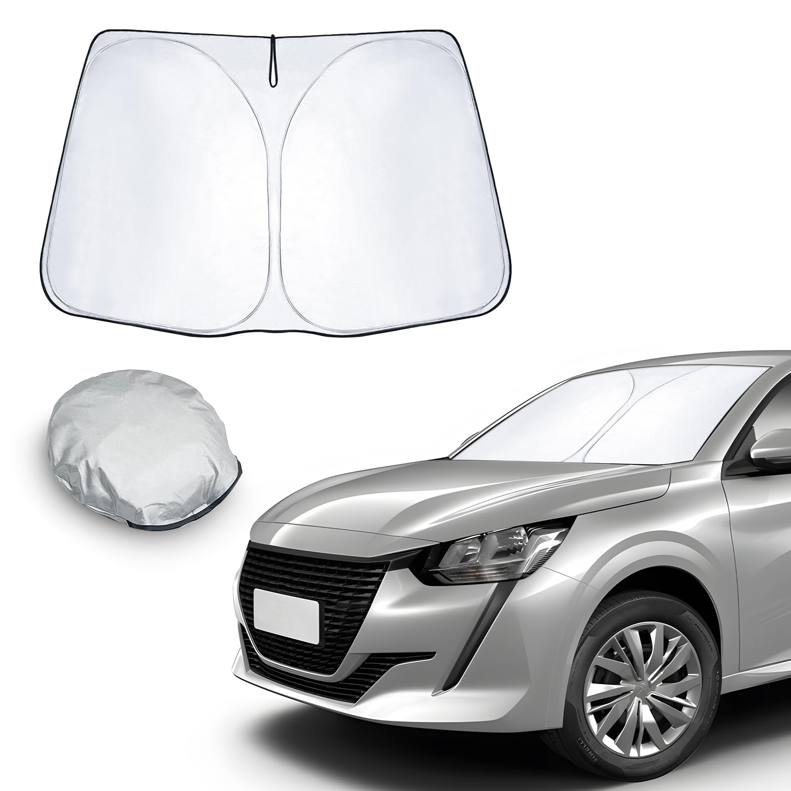 CDEFG Kompatibel mit Peugeot 208 e-208 2019-2023 2024 Sonnenschutz Abdeckungen Frontscheibe Sonnenschirm Die Vordere Schallwand Windschutzscheibe Auto Sonnenblende 208 e-208 Zubehör CDEFG Kompatibel mit Peugeot 208 e-208 2019-2023 2024 Sonnenschutz Abdeckungen Frontscheibe Sonnenschirm Die Vordere Schallwand Windschutzscheibe Auto Sonnenblende 208 e-208 Zubehör von CDEFG