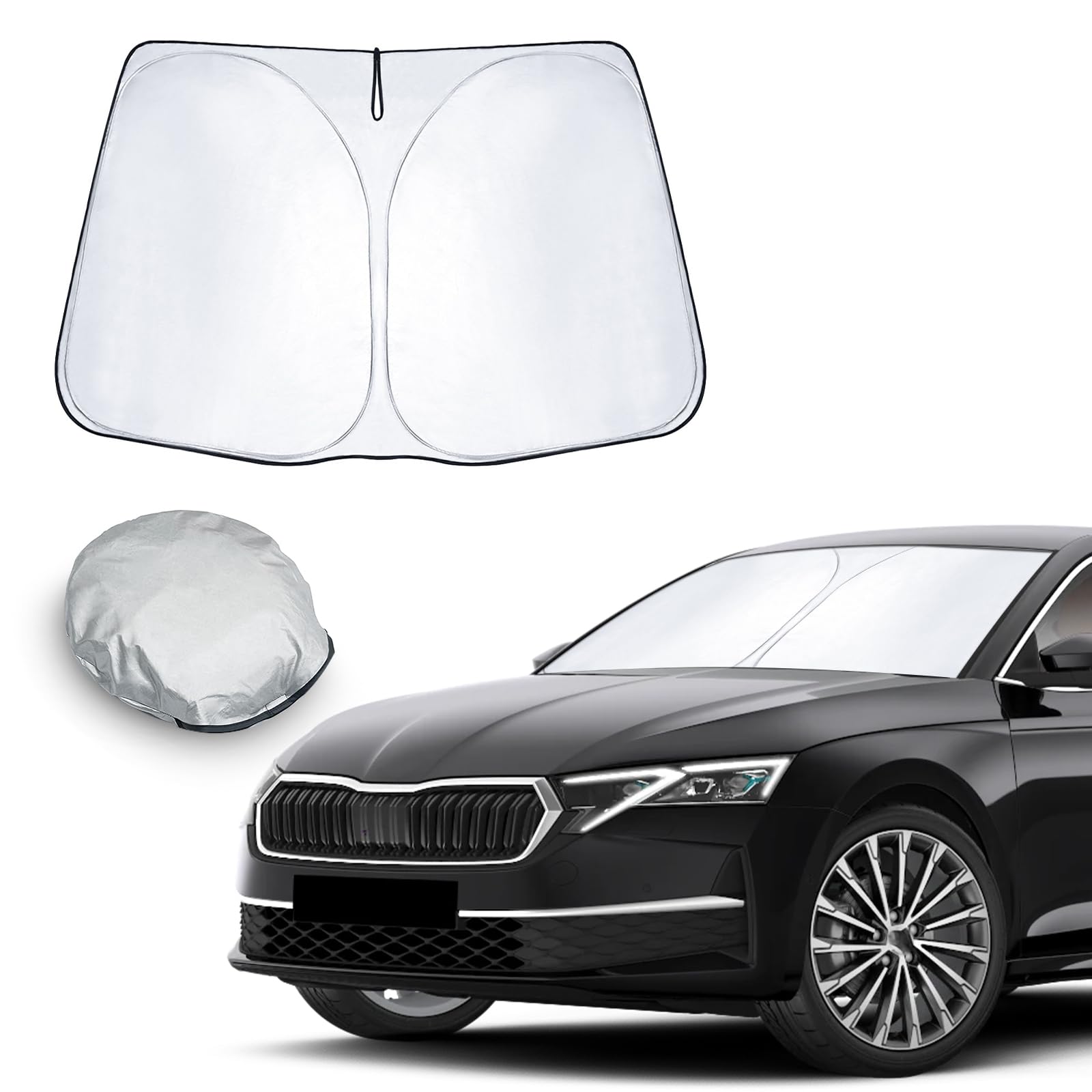 CDEFG Kompatibel mit Skoda Octavia 4 RS 2020-2024 2025 Sonnenschutz Abdeckungen Frontscheibe Sonnenschirm Die Vordere Schallwand Windschutzscheibe Auto Sonnenblende Octavia NX Combi Zubehör CDEFG Kompatibel mit Skoda Octavia 4 RS 2020-2024 2025 Sonnenschutz Abdeckungen Frontscheibe Sonnenschirm Die Vordere Schallwand Windschutzscheibe Auto Sonnenblende Octavia NX Combi Zubehör von CDEFG