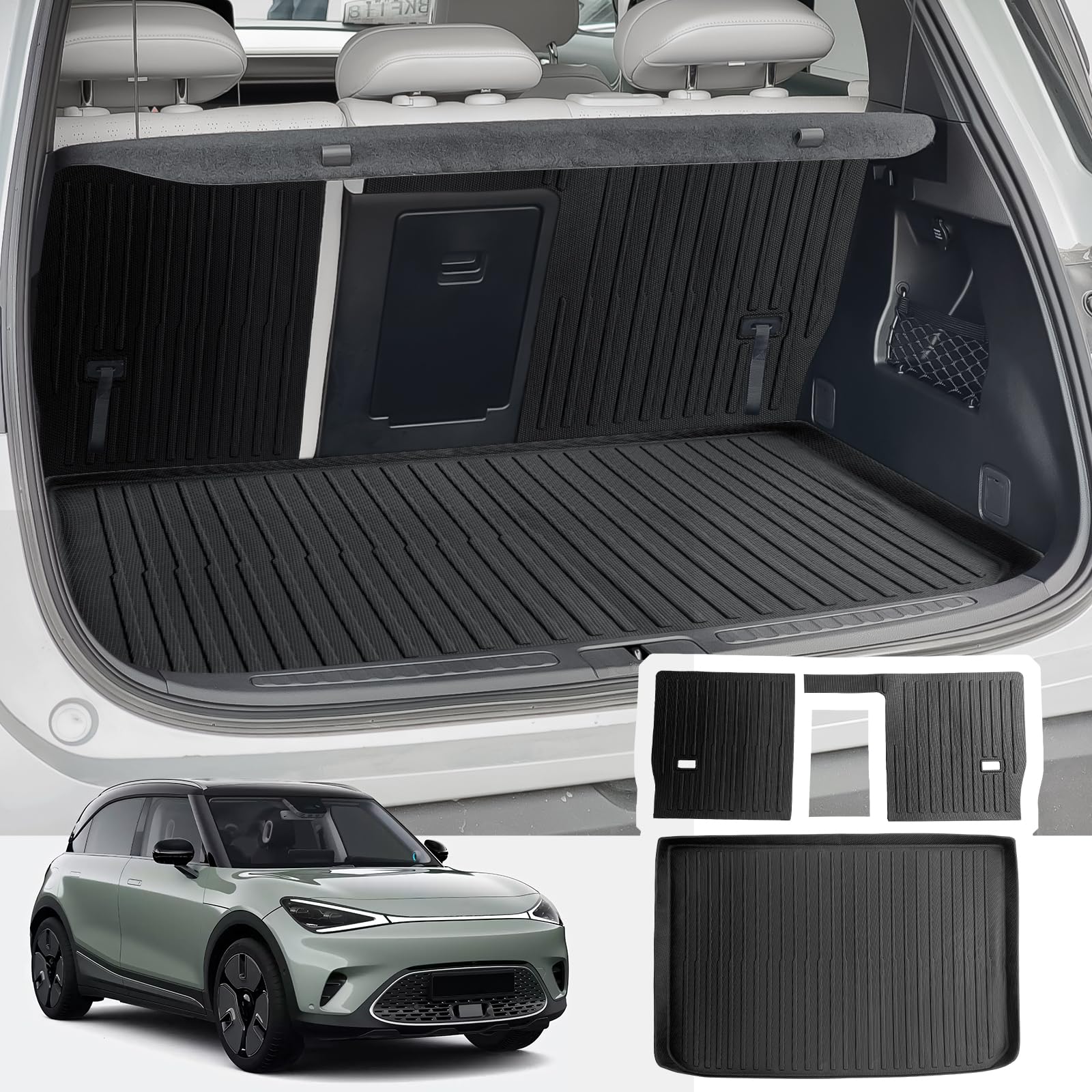 CDEFG Kompatibel mit Smart #1 EV Electric 2023 2024 2025 Kofferraumwanne, TPE Kofferraummatte Wasserdicht Anti-Staub Wanne Car Cargo Trunk Tray Auto Smart #1 Zubehör CDEFG Kompatibel mit Smart #1 EV Electric 2023 2024 2025 Kofferraumwanne, TPE Kofferraummatte Wasserdicht Anti-Staub Wanne Car Cargo Trunk Tray Auto Smart #1 Zubehör von CDEFG