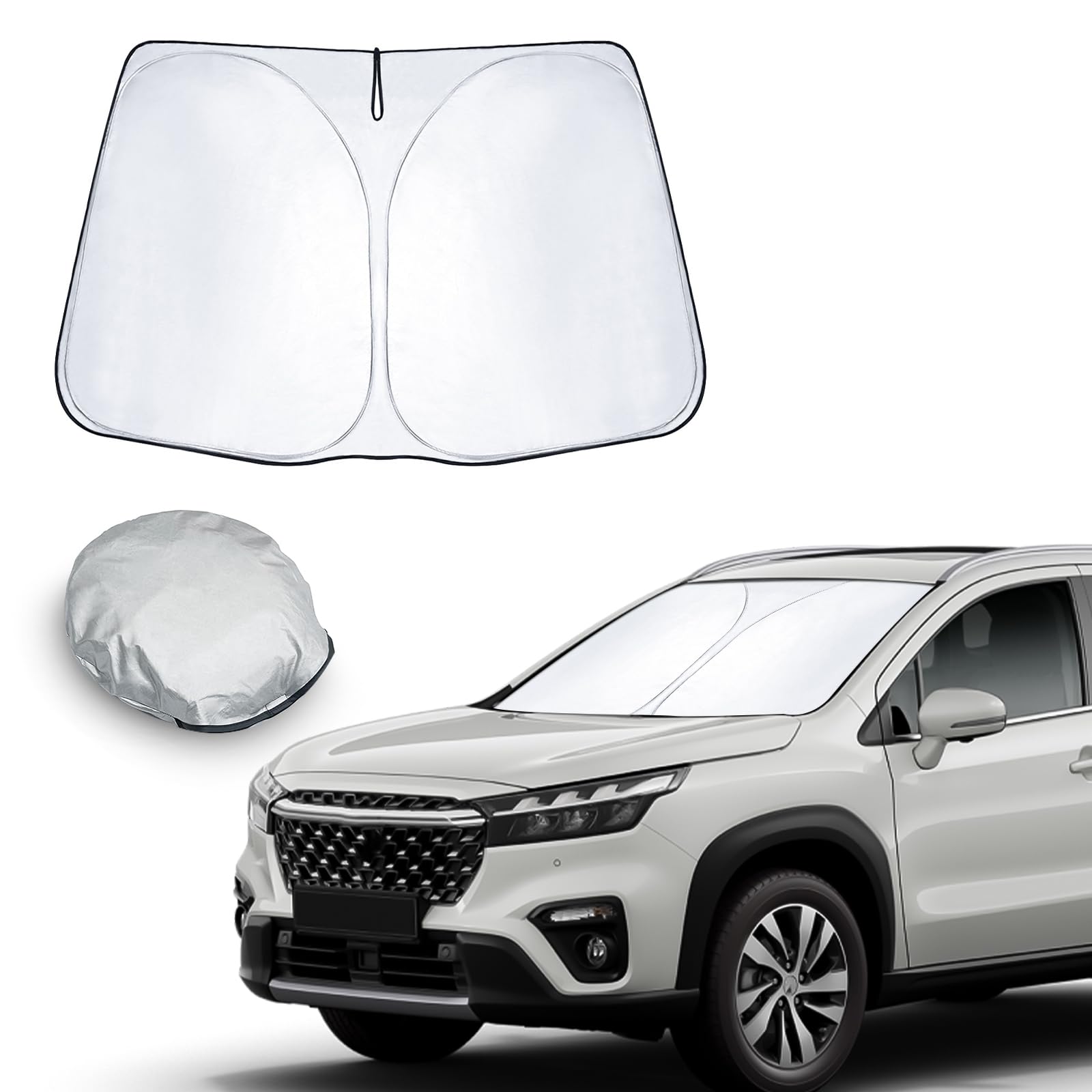CDEFG Kompatibel mit Suzuki SX4 S-Cross 2014-2024 2025 Sonnenschutz Abdeckungen Frontscheibe Sonnenschirm Die Vordere Schallwand Windschutzscheibe Auto Sonnenblende SX4 S-Cross Zubehör CDEFG Kompatibel mit Suzuki SX4 S-Cross 2014-2024 2025 Sonnenschutz Abdeckungen Frontscheibe Sonnenschirm Die Vordere Schallwand Windschutzscheibe Auto Sonnenblende SX4 S-Cross Zubehör von CDEFG