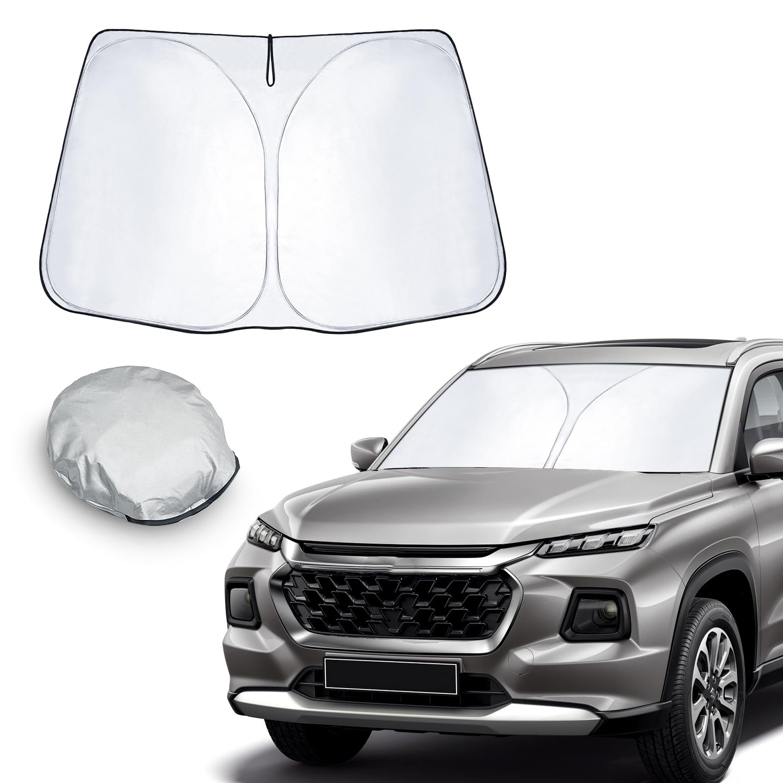 CDEFG Kompatibel mit Suzuki Vitara LY iV-4 Full Hybrid Facelift 2015-2024 2025 Sonnenschutz Abdeckungen Frontscheibe Sonnenschirm Die Vordere Schallwand Windschutzscheibe Auto Sonnenblende Zubehör CDEFG Kompatibel mit Suzuki Vitara LY iV-4 Full Hybrid Facelift 2015-2024 2025 Sonnenschutz Abdeckungen Frontscheibe Sonnenschirm Die Vordere Schallwand Windschutzscheibe Auto Sonnenblende Zubehör von CDEFG