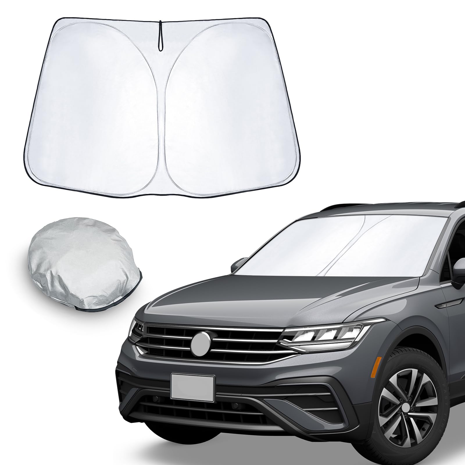 CDEFG Kompatibel mit VW Tiguan 3 2024 Sonnenschutz Abdeckungen Frontscheibe Sonnenschirm Die Vordere Schallwand Windschutzscheibe Auto Sonnenblende Tiguan MK3 2024 Zubehör CDEFG Kompatibel mit VW Tiguan 3 2024 Sonnenschutz Abdeckungen Frontscheibe Sonnenschirm Die Vordere Schallwand Windschutzscheibe Auto Sonnenblende Tiguan MK3 2024 Zubehör von CDEFG