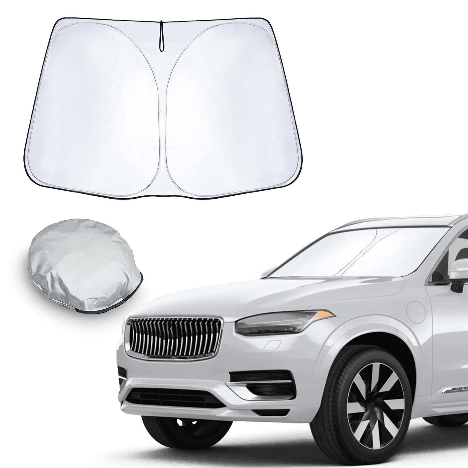 CDEFG Kompatibel mit Volvo XC90 2016-2024 2025 Sonnenschutz Abdeckungen Frontscheibe Sonnenschirm Die Vordere Schallwand Windschutzscheibe Auto Sonnenblende XC90 Recharge Zubehör CDEFG Kompatibel mit Volvo XC90 2016-2024 2025 Sonnenschutz Abdeckungen Frontscheibe Sonnenschirm Die Vordere Schallwand Windschutzscheibe Auto Sonnenblende XC90 Recharge Zubehör von CDEFG