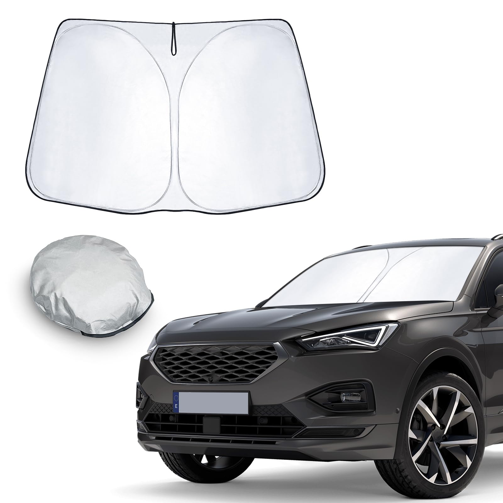 CDEFG Seat Tarraco FR 2019-2021 2022 2023 2024 Sonnenschutz Abdeckungen Frontscheibe Sonnenschirm Die Vordere Schallwand Windschutzscheibe Auto Sonnenblende Zubehör von CDEFG