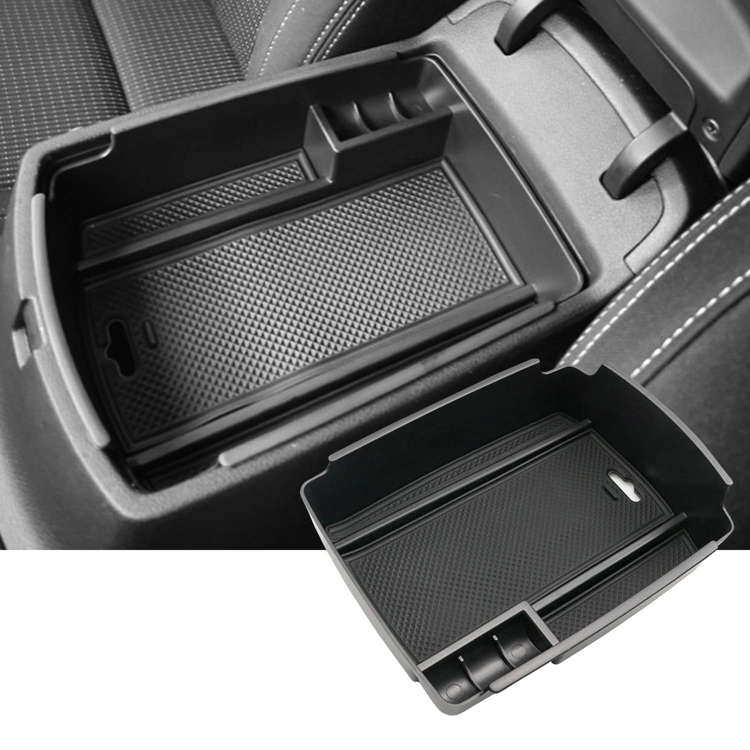 CDEFG Kompatibel mit Kia Sportage QL 2016-2020 Mittelkonsole Aufbewahrungsbox Handschuhfach Armlehne Multifunktionaler Aufbewahrung Auto Center Console Organizer Tray Mit Antirutschmatten Zubehör CDEFG Kompatibel mit Kia Sportage QL 2016-2020 Mittelkonsole Aufbewahrungsbox Handschuhfach Armlehne Multifunktionaler Aufbewahrung Auto Center Console Organizer Tray Mit Antirutschmatten Zubehör von CDEFG