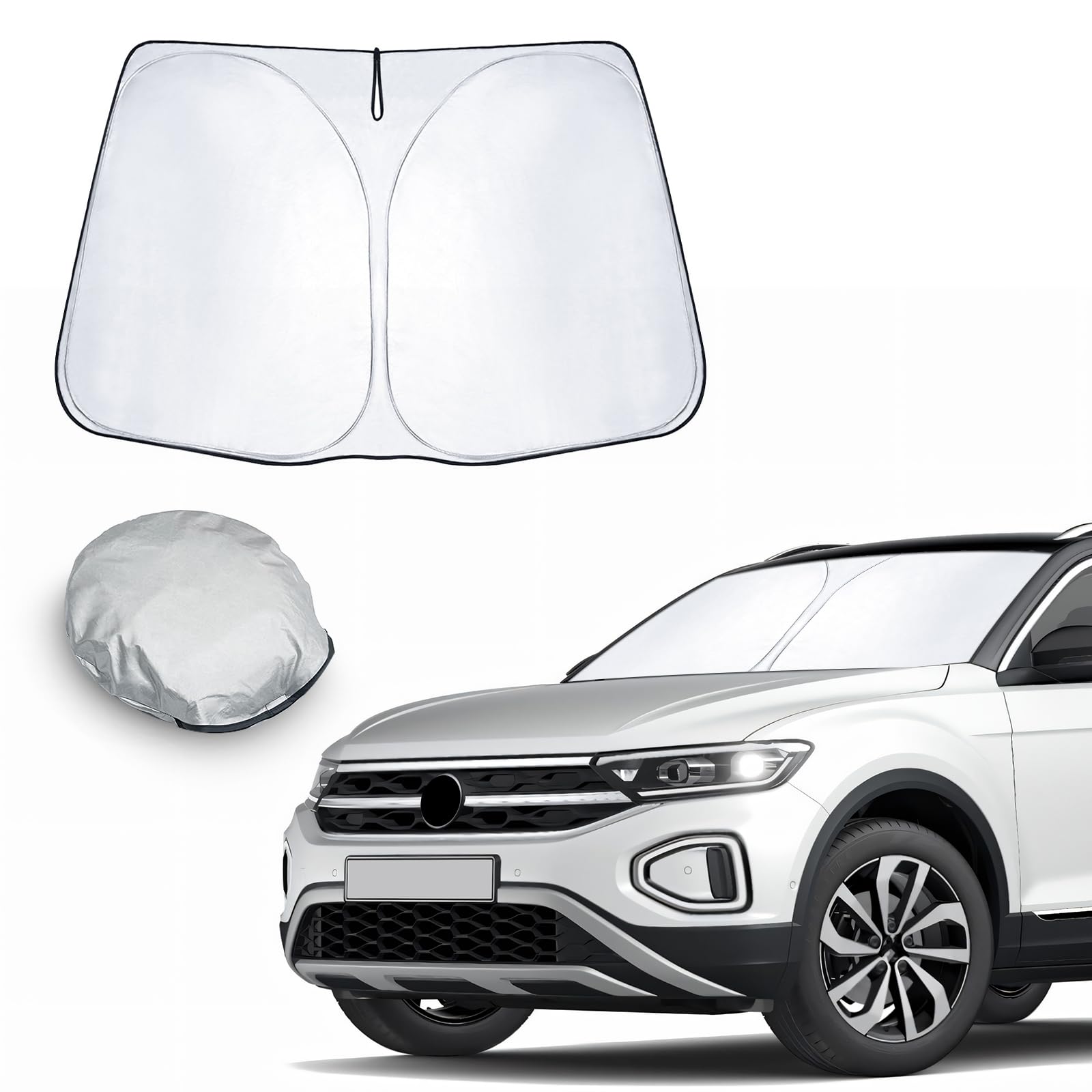 CDEFG Kompatibel mit VW T-ROC T ROC 2017-2021 2023 2024 Sonnenschutz Abdeckungen Frontscheibe Sonnenschirm Die Vordere Schallwand Windschutzscheibe Auto Sonnenblende Zubehör CDEFG Kompatibel mit VW T-ROC T ROC 2017-2021 2023 2024 Sonnenschutz Abdeckungen Frontscheibe Sonnenschirm Die Vordere Schallwand Windschutzscheibe Auto Sonnenblende Zubehör von CDEFG